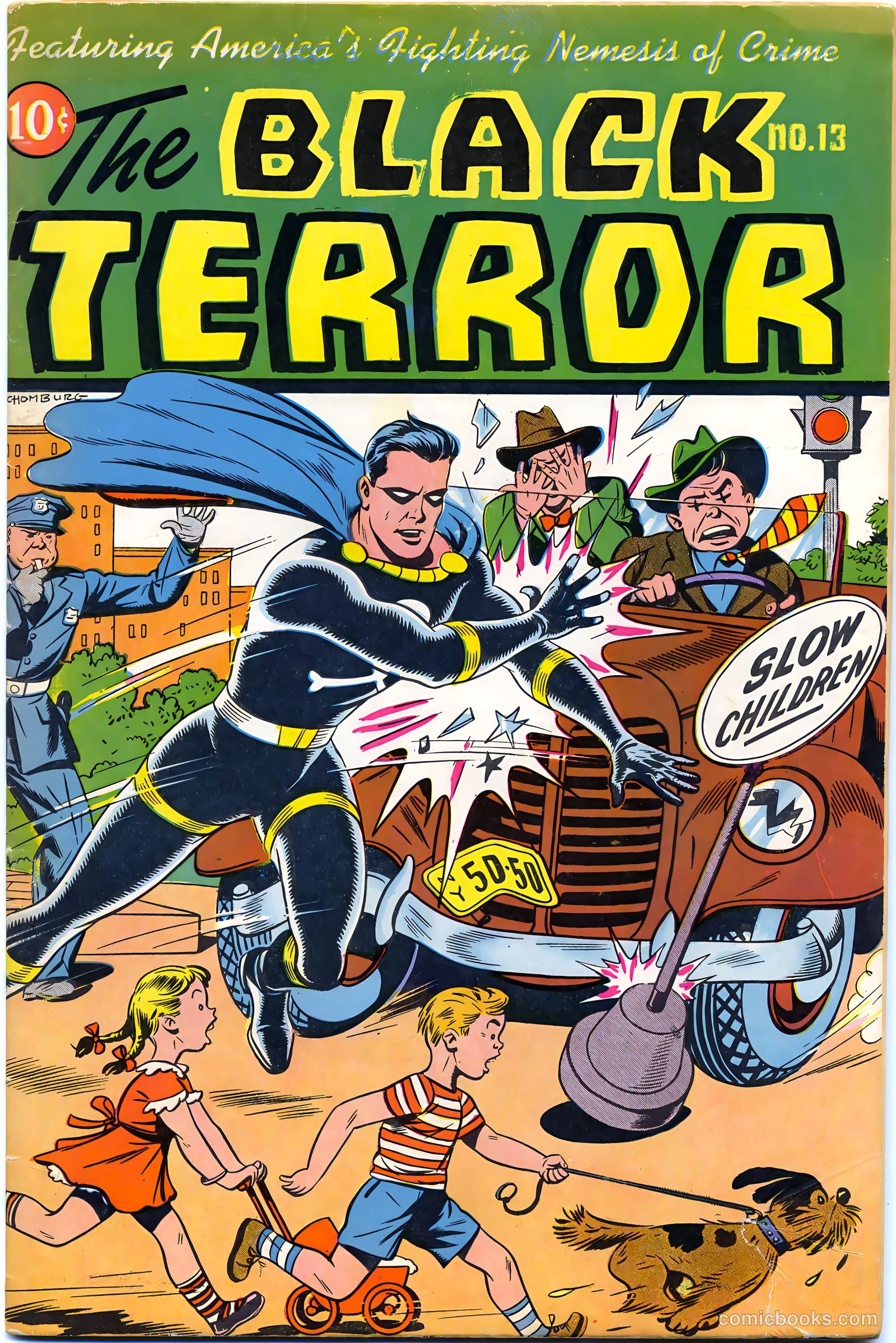 The Black Terror #13 cover