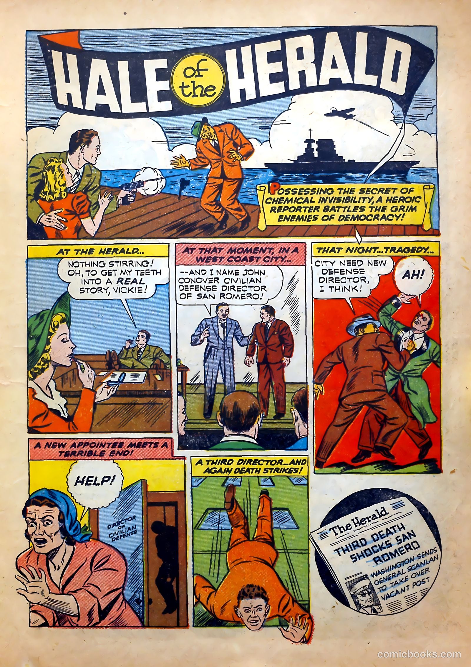 Thrilling Comics #29 (1940) — page 23 of 68