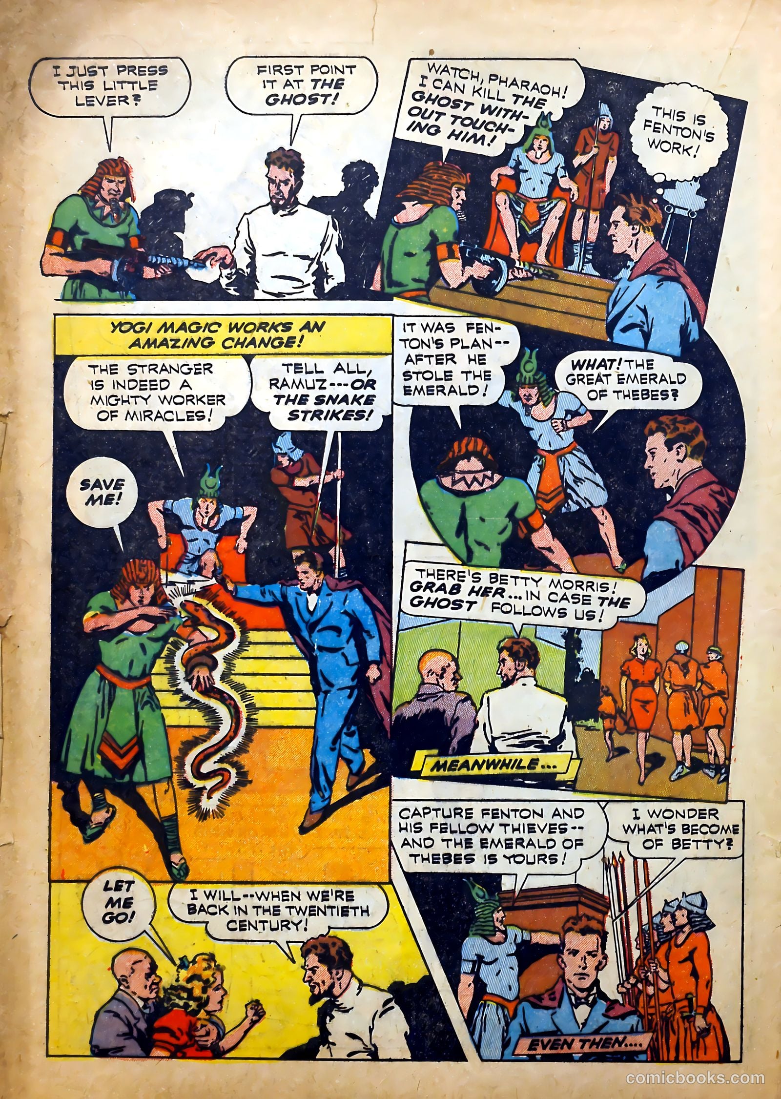 Thrilling Comics #29 (1940) — page 36 of 68