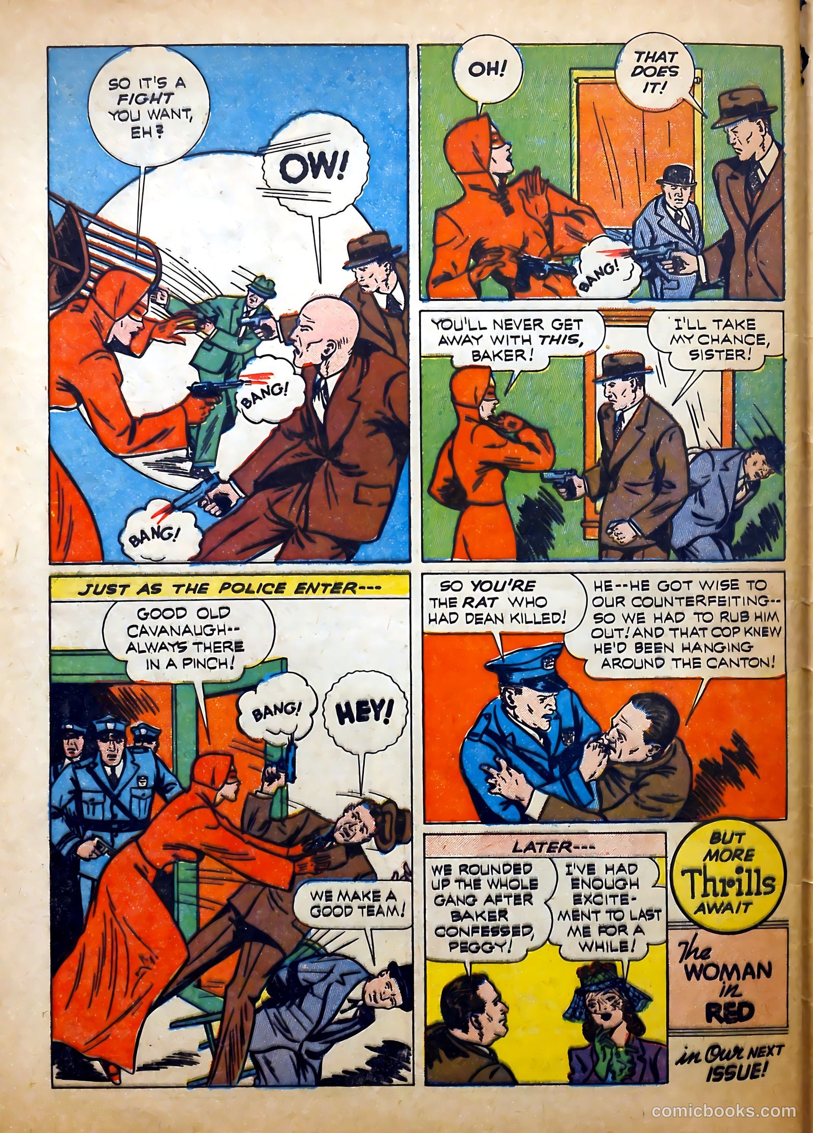 Thrilling Comics #29 (1940) — page 60 of 68