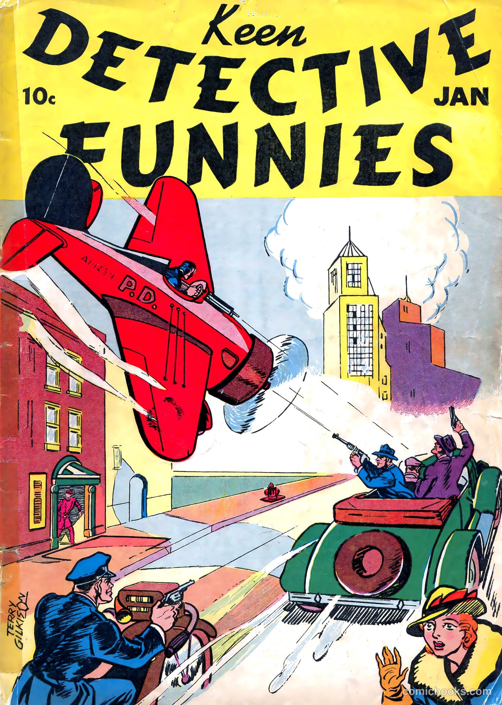 Keen Detective Funnies 5 v2 #1