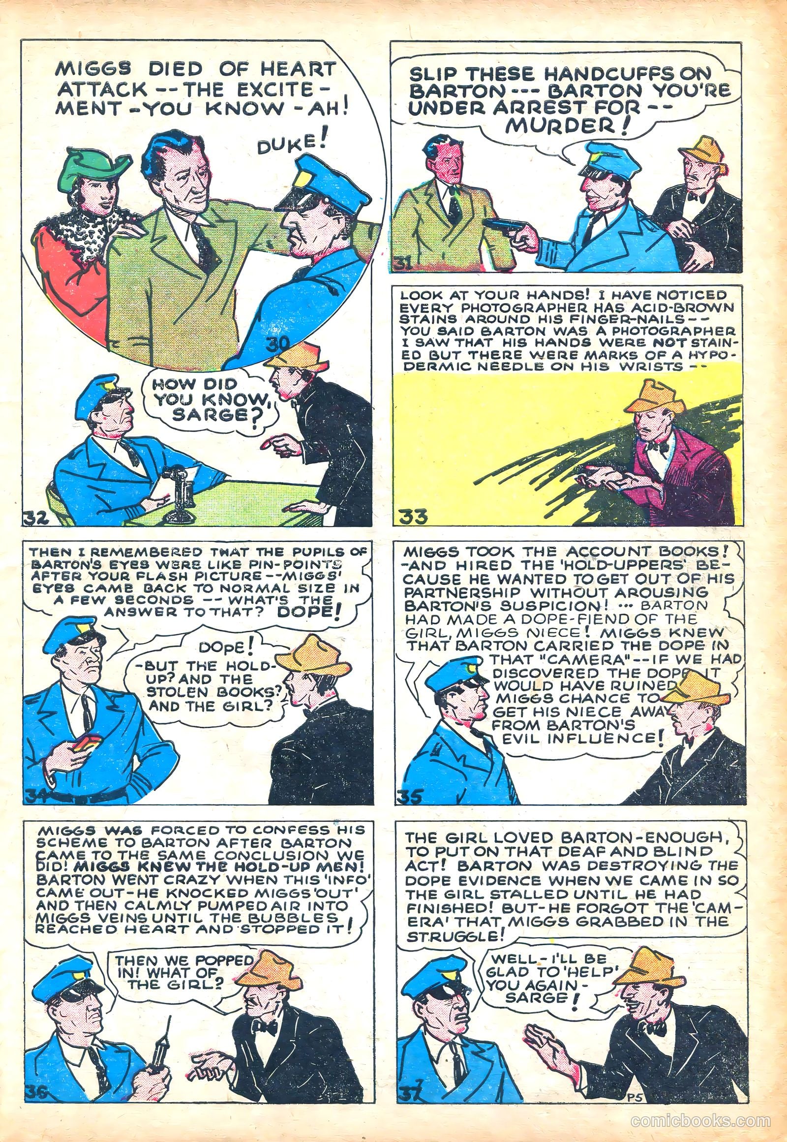 Keen Detective Funnies 5 v2 #1 — page 35 of 52