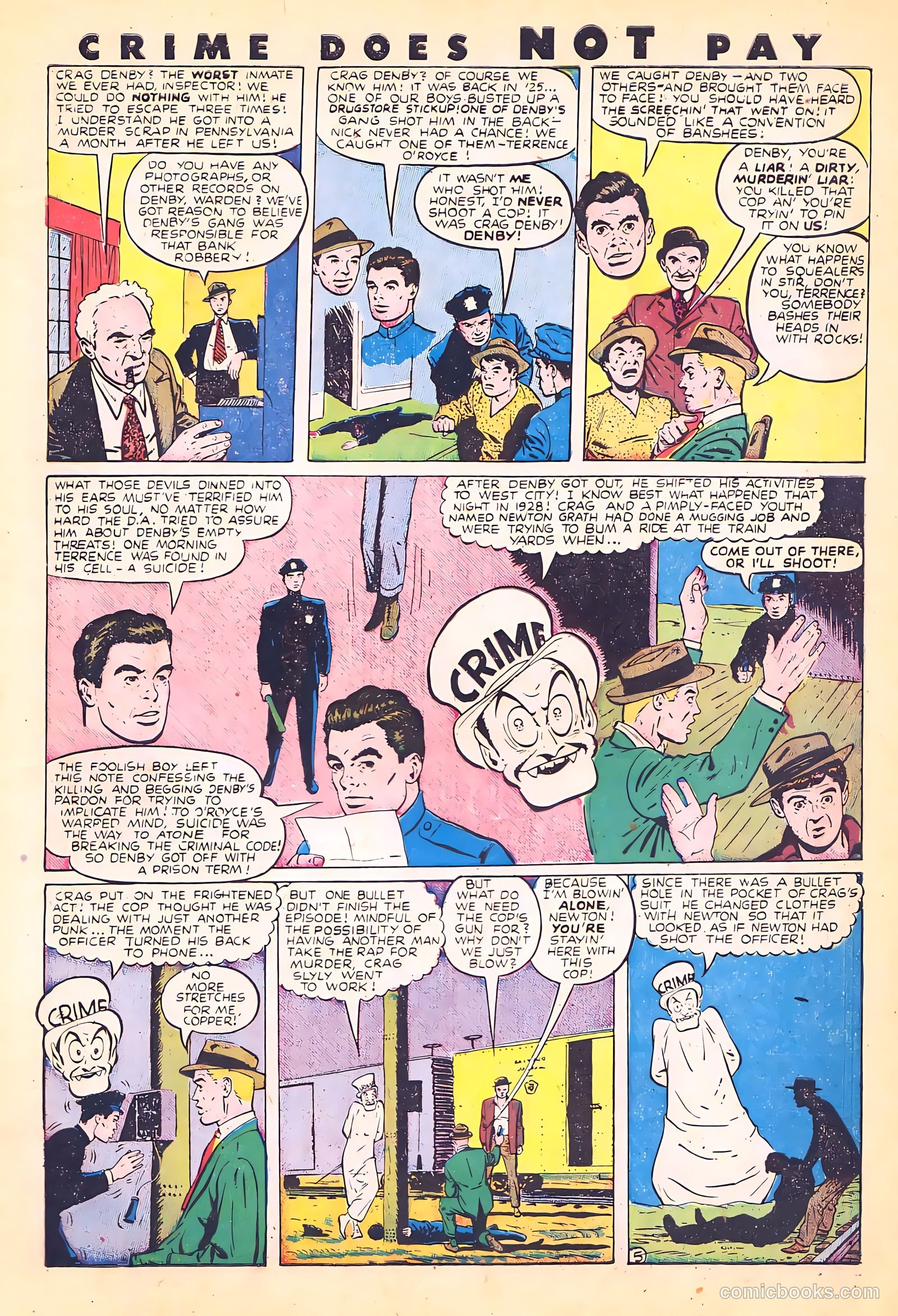 Crime Does Not Pay #72 (1942) — page 7 of 54
