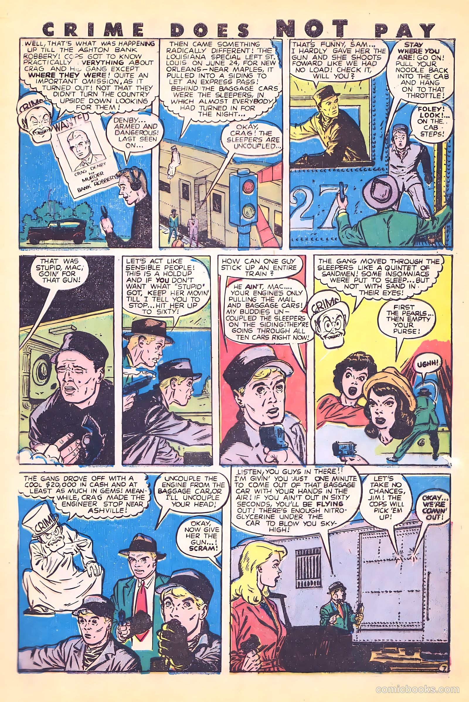 Crime Does Not Pay #72 (1942) — page 9 of 54