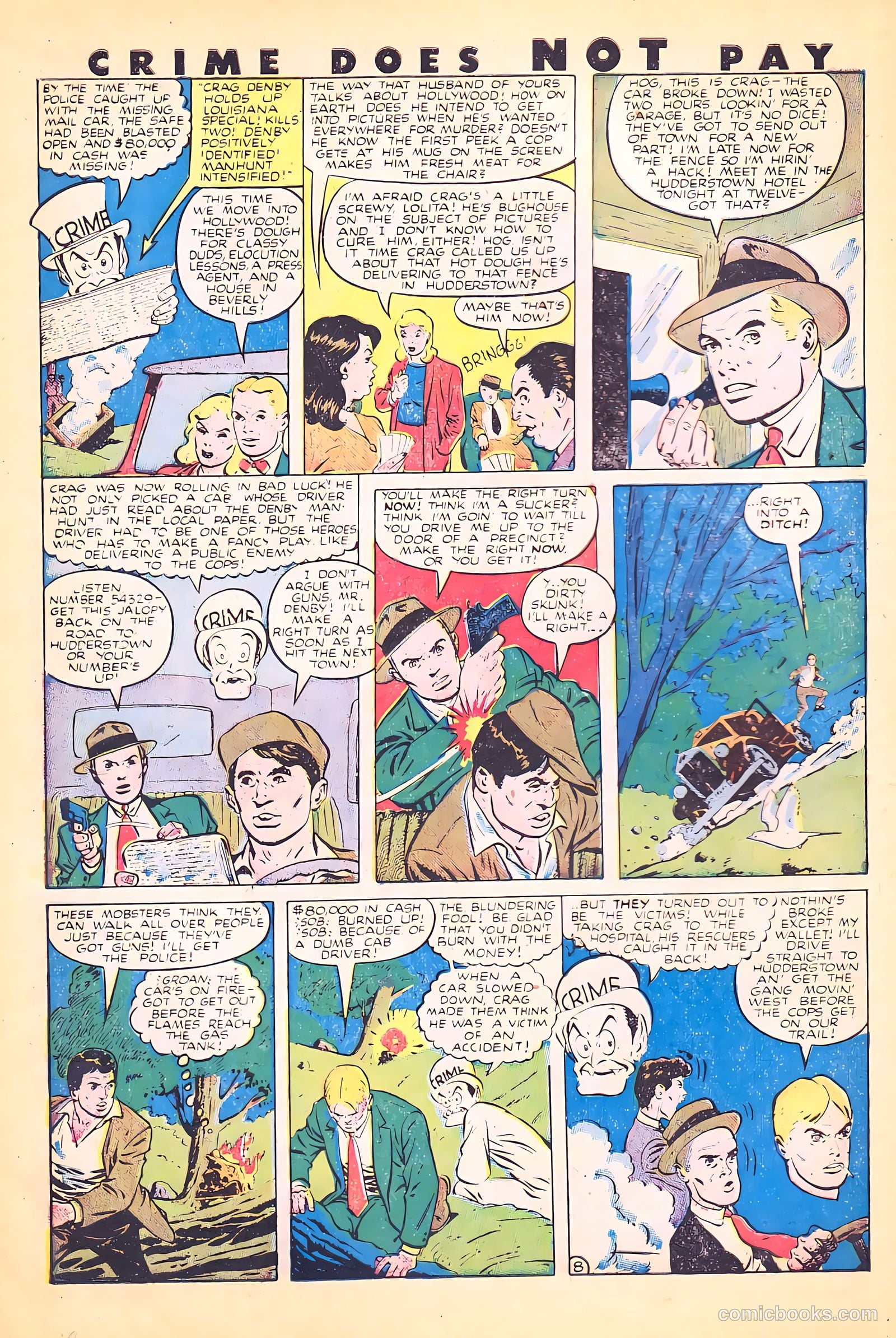 Crime Does Not Pay #72 (1942) — page 10 of 54