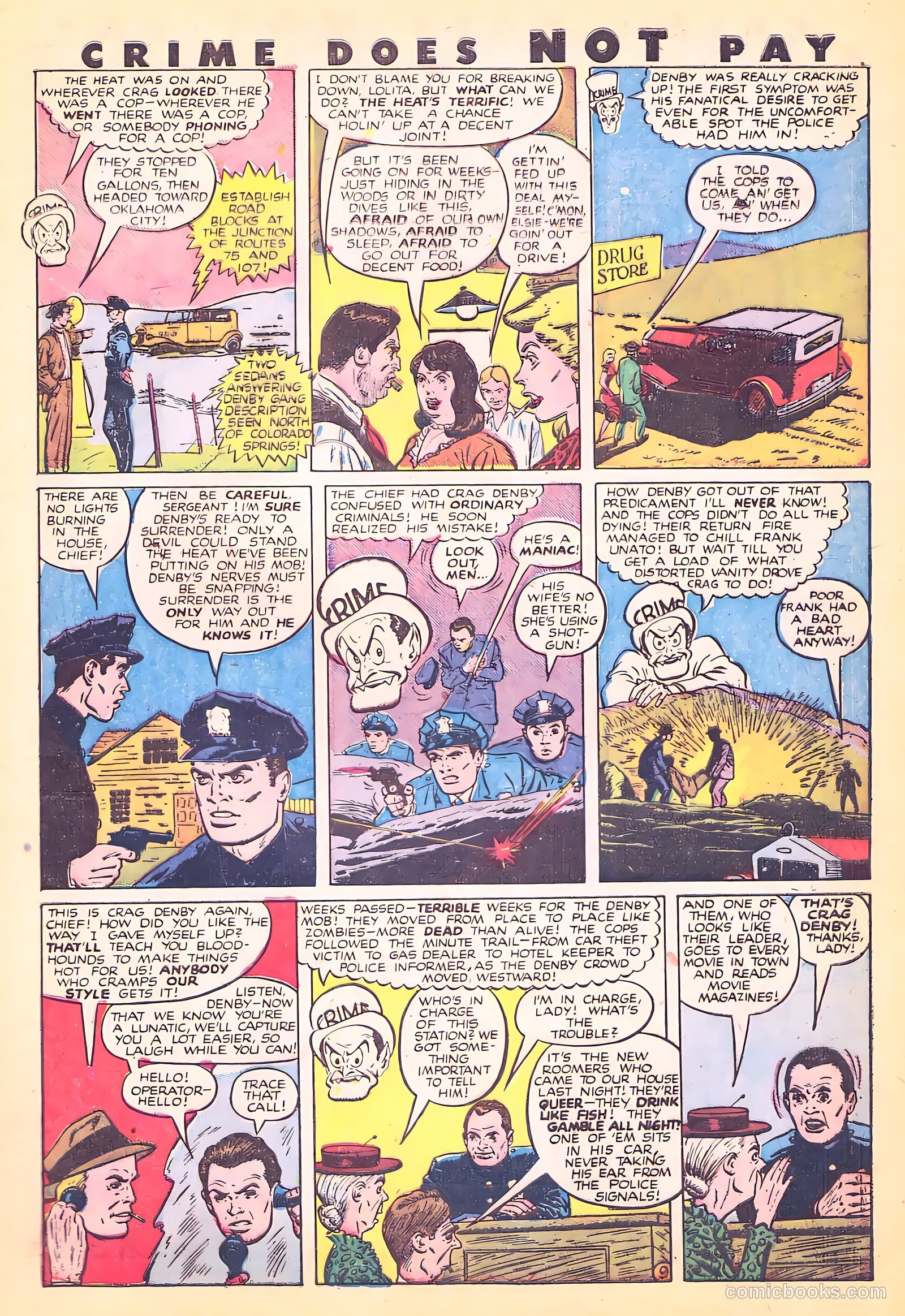 Crime Does Not Pay #72 (1942) — page 11 of 54