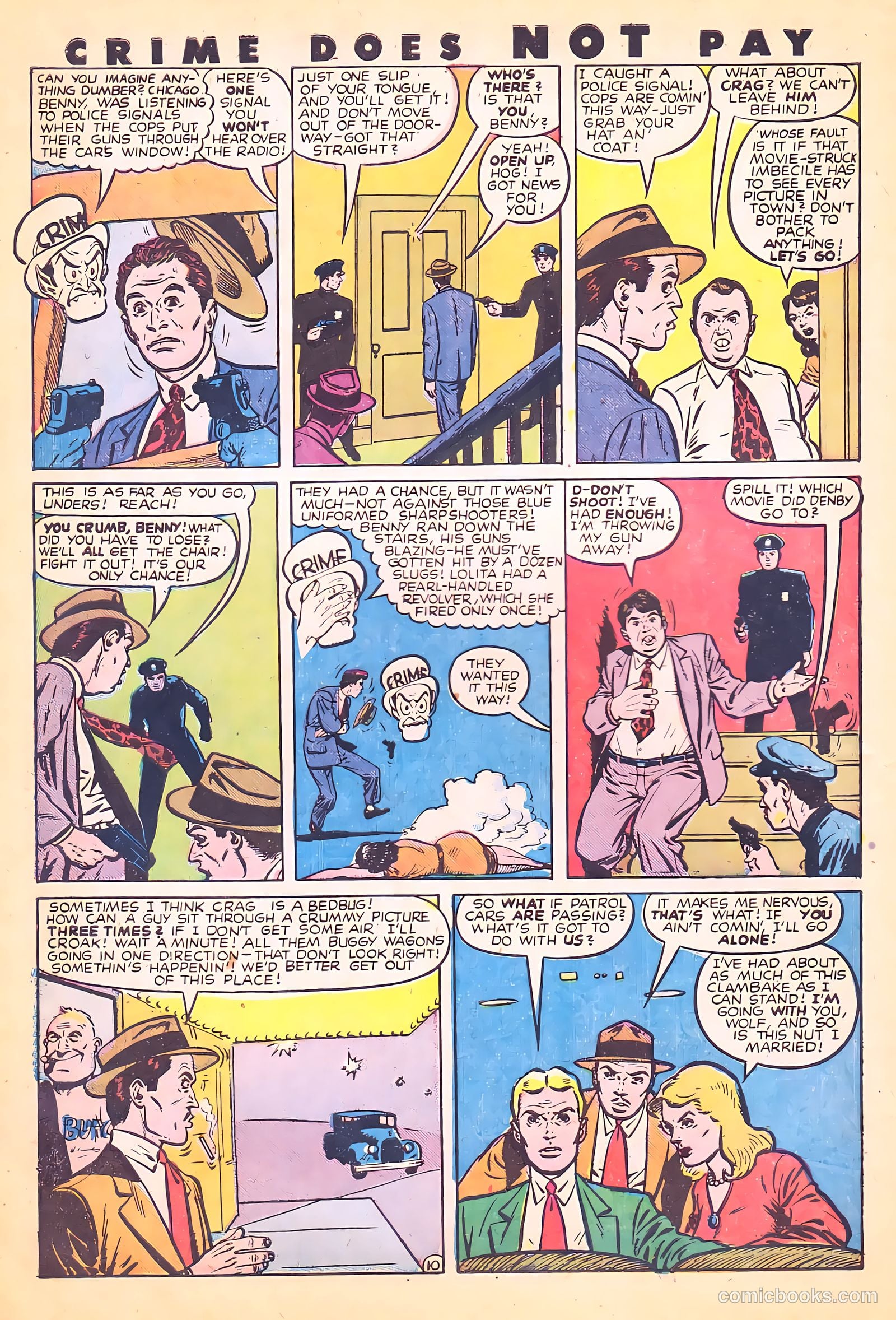 Crime Does Not Pay #72 (1942) — page 12 of 54