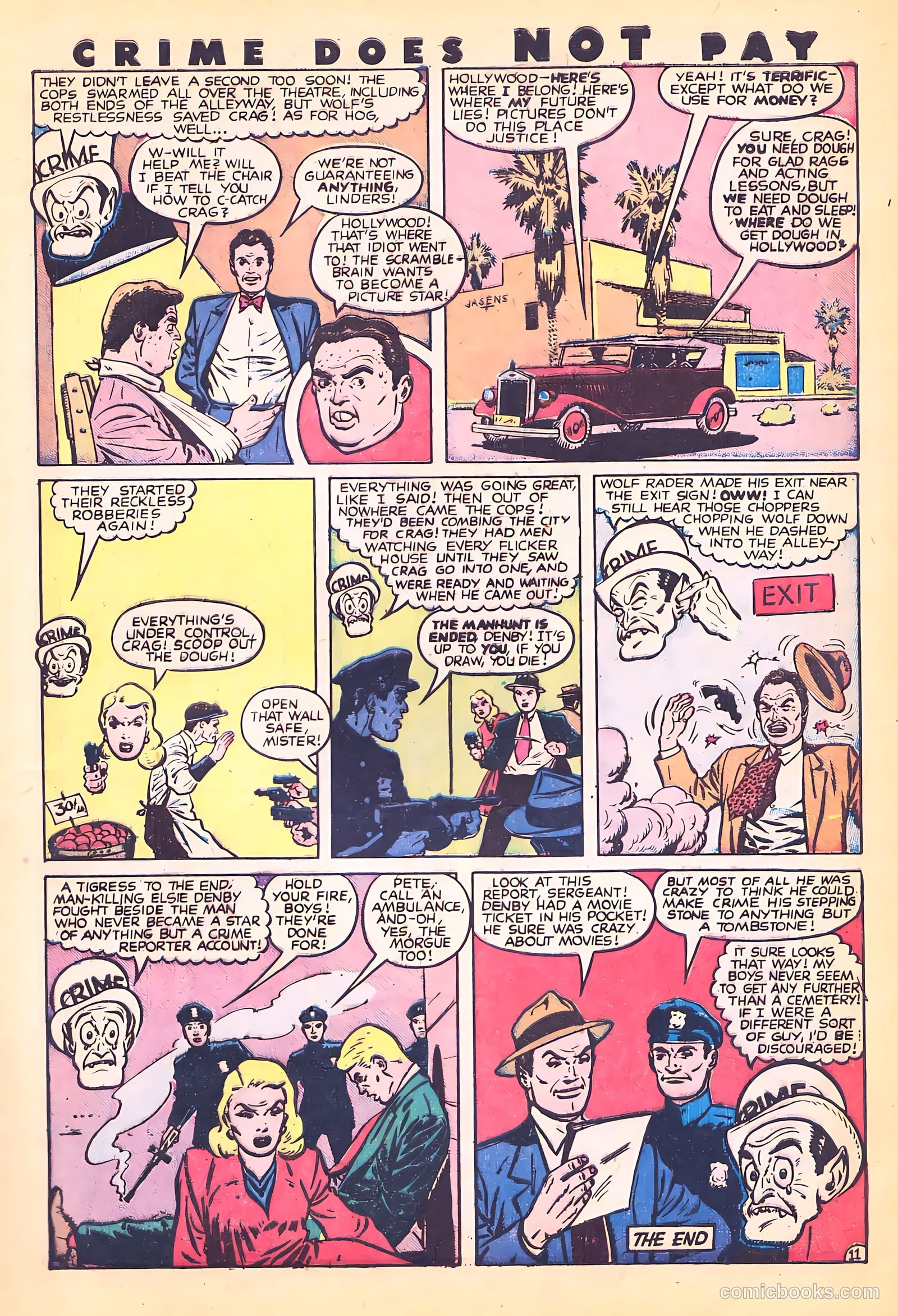 Crime Does Not Pay #72 (1942) — page 13 of 54