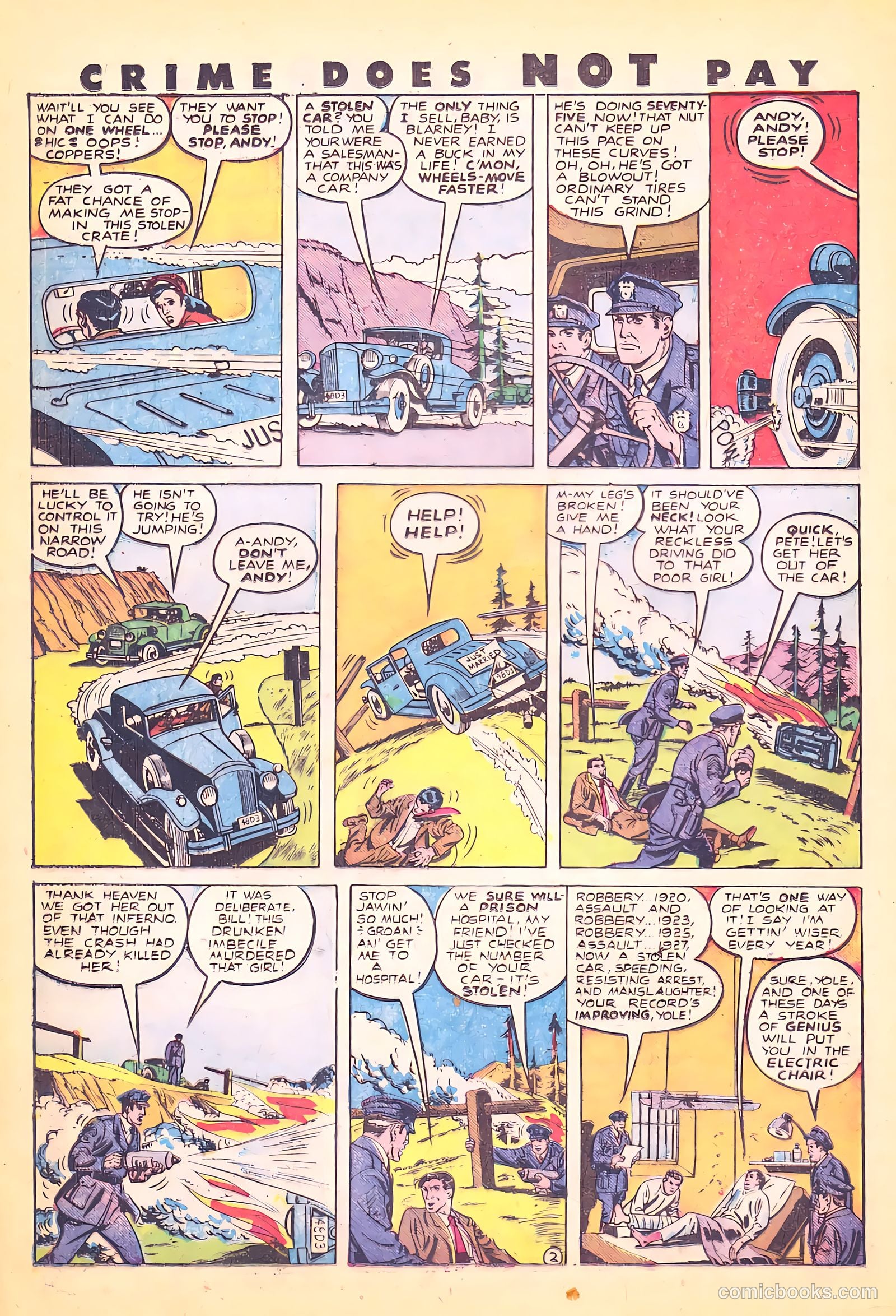 Crime Does Not Pay #72 (1942) — page 18 of 54