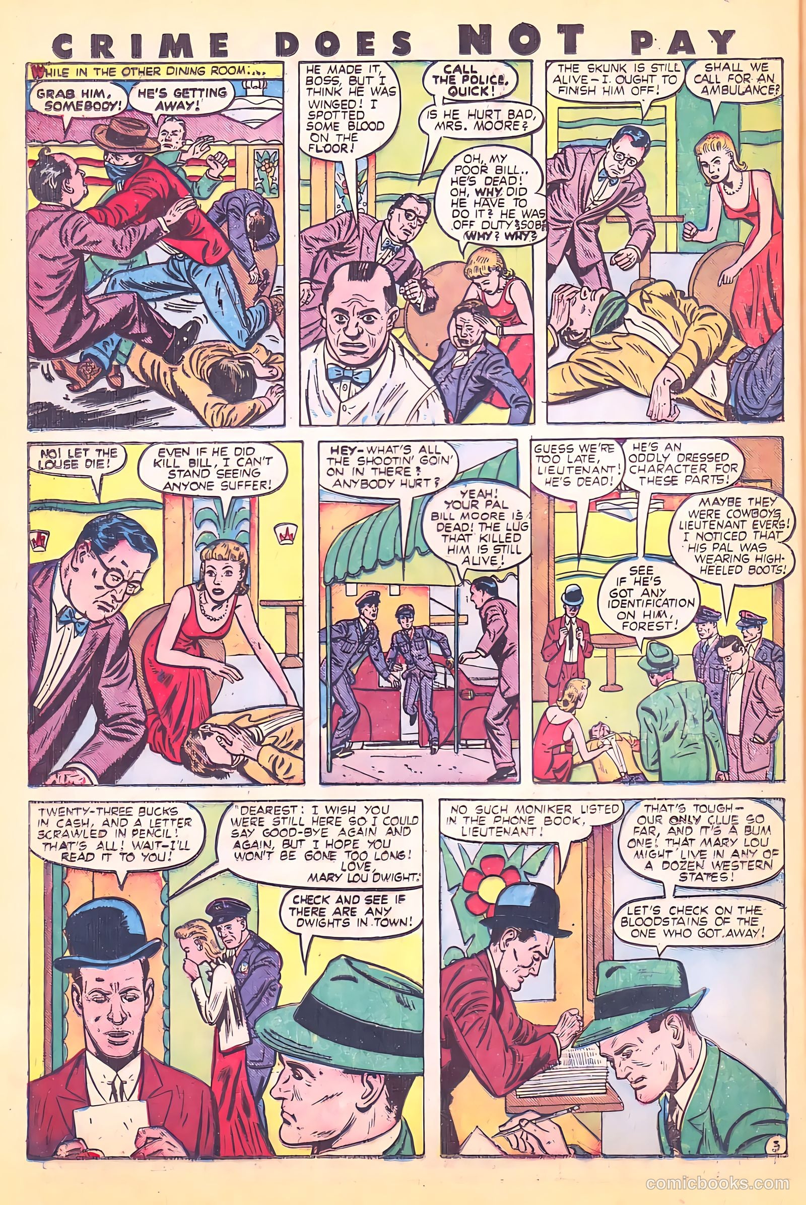 Crime Does Not Pay #72 (1942) — page 31 of 54