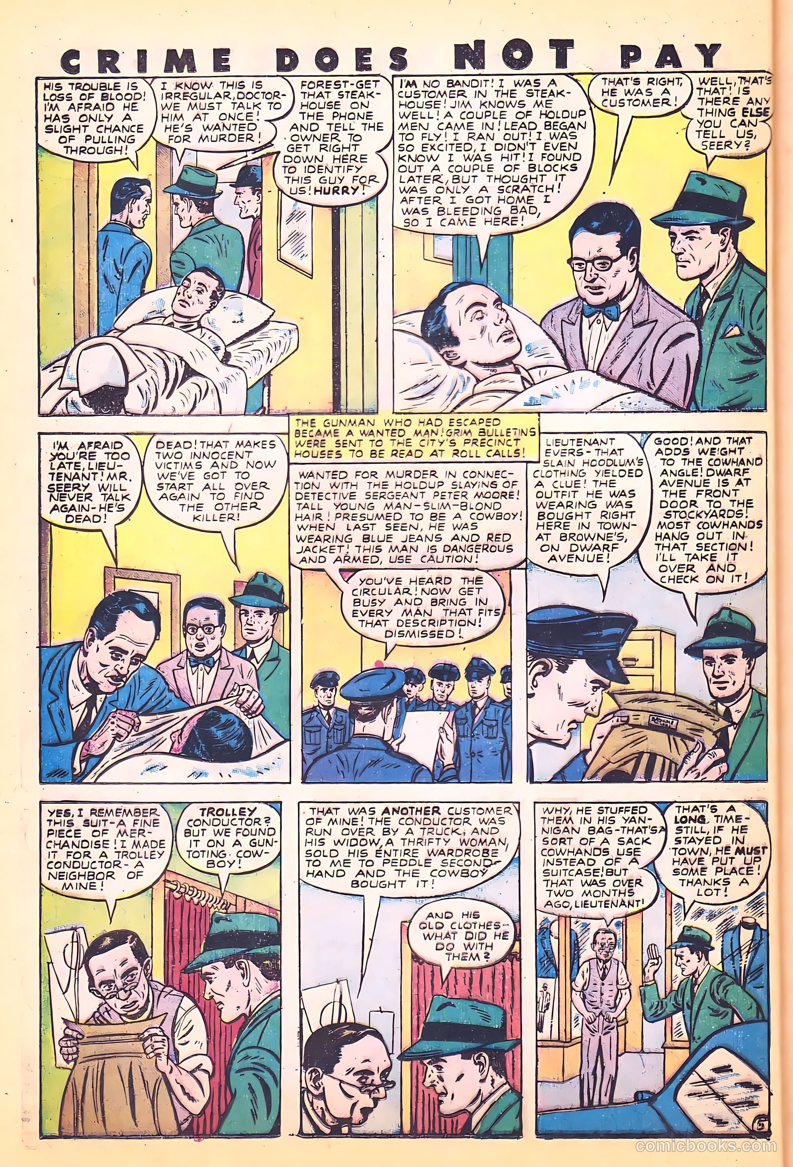 Crime Does Not Pay #72 (1942) — page 33 of 54