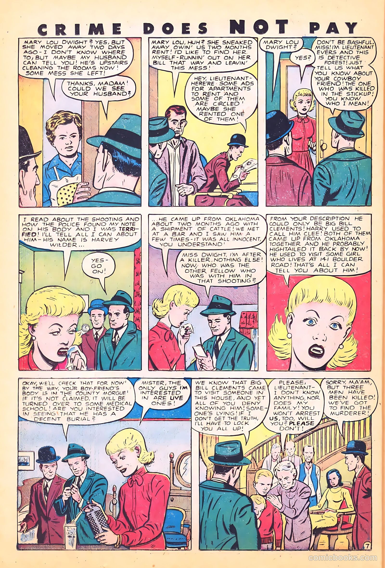 Crime Does Not Pay #72 (1942) — page 35 of 54
