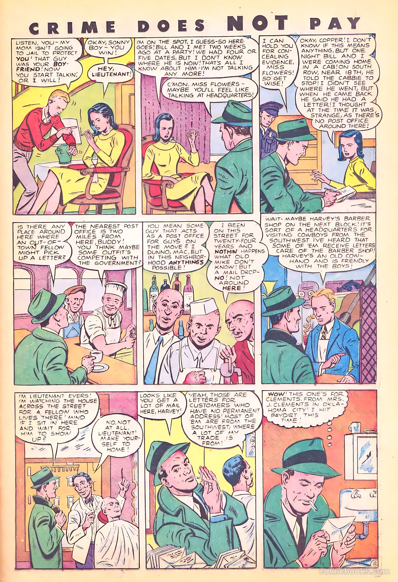 Crime Does Not Pay #72 (1942) — page 36 of 54