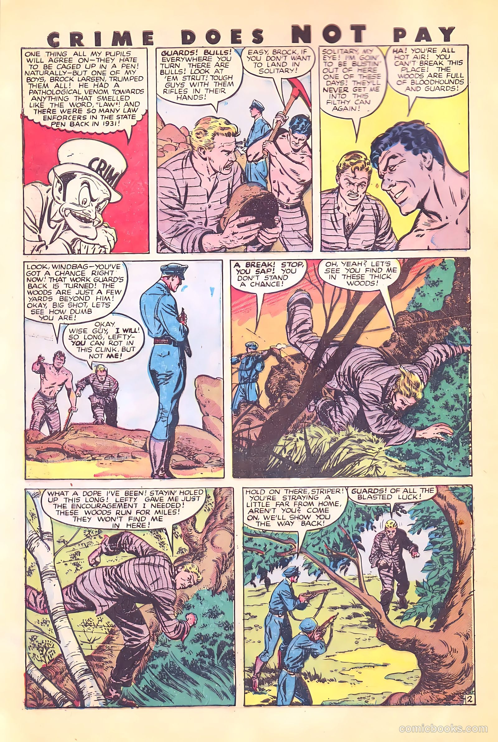 Crime Does Not Pay #70 (1942) — page 4 of 53