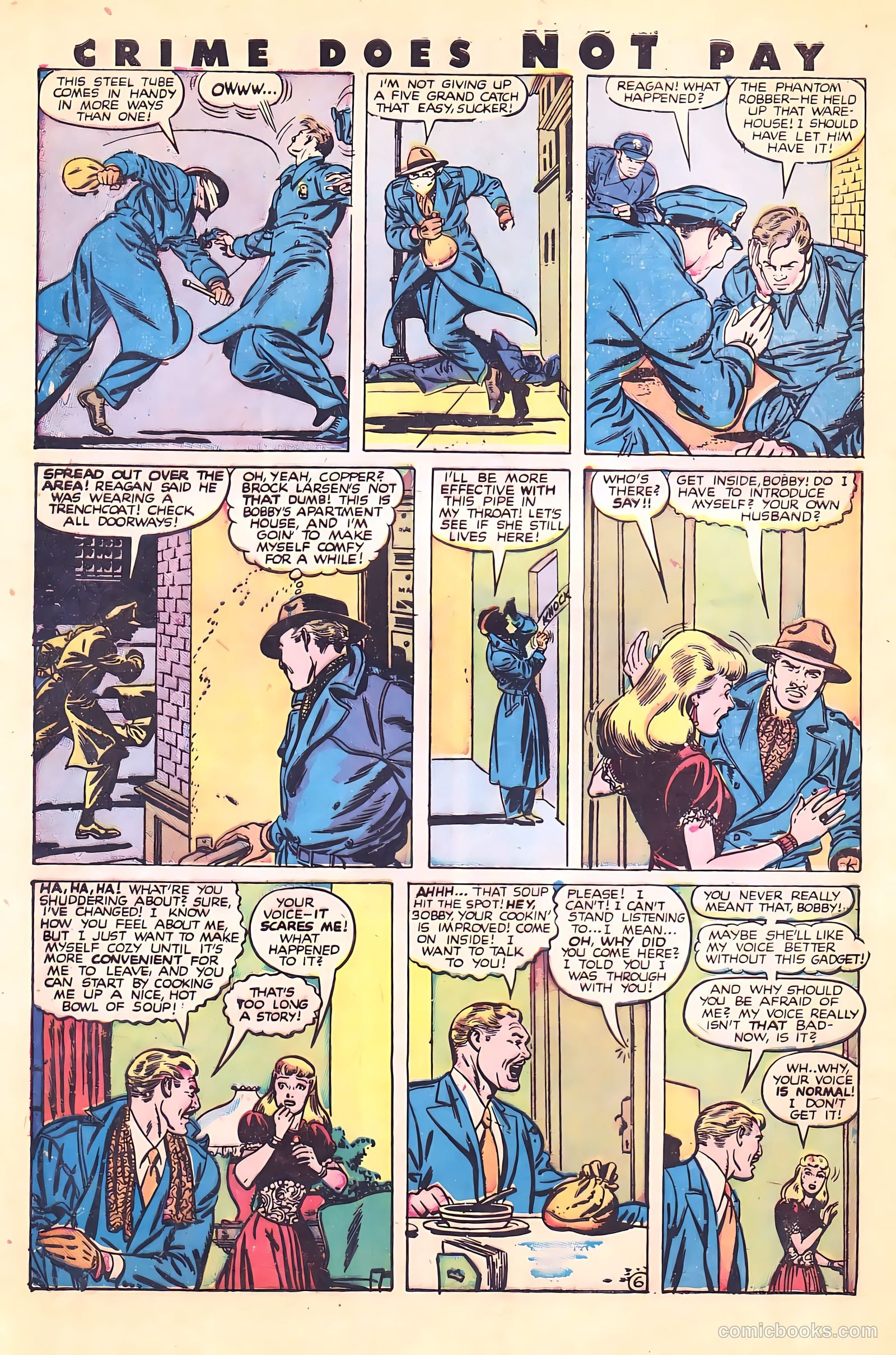 Crime Does Not Pay #70 (1942) — page 8 of 53
