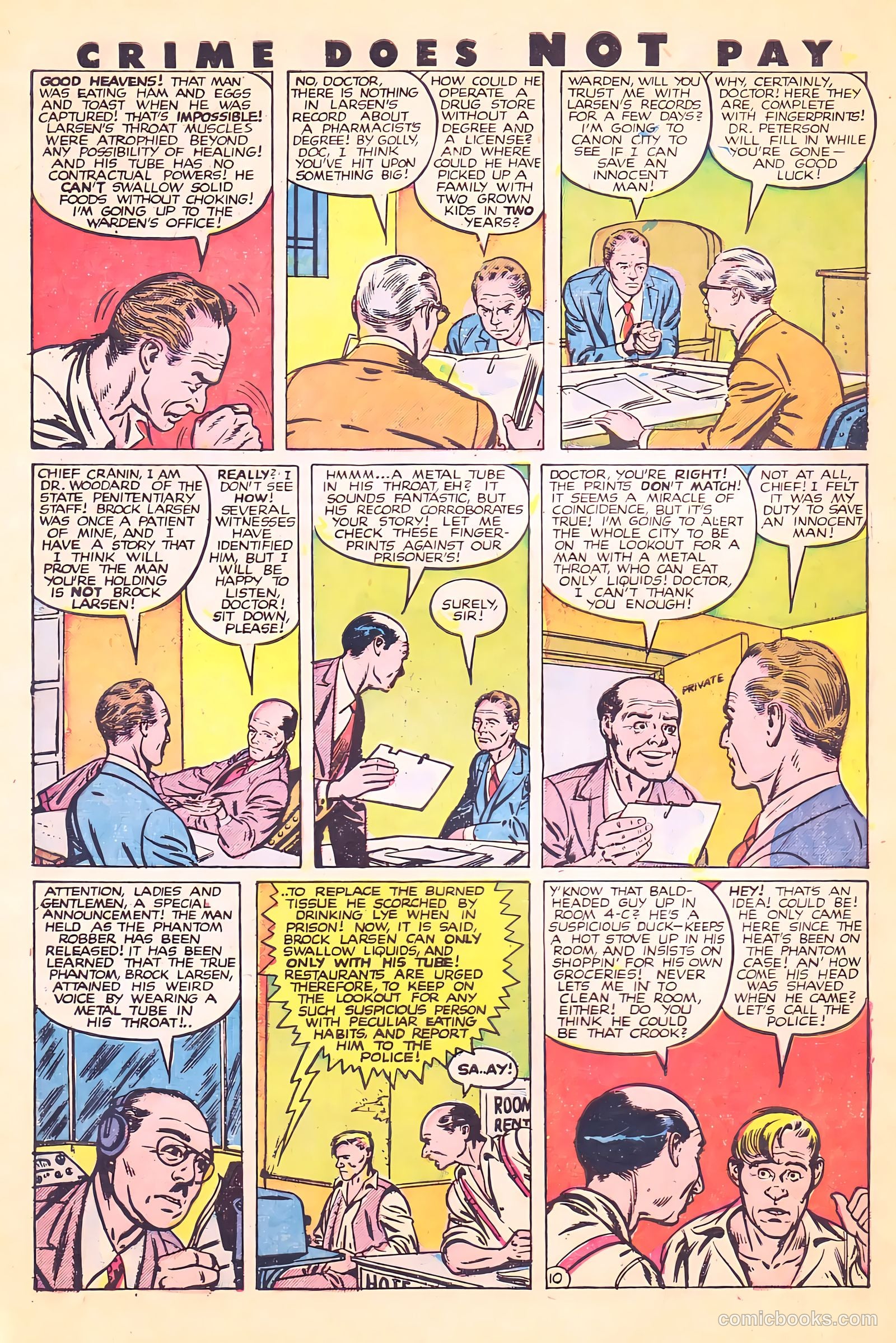 Crime Does Not Pay #70 (1942) — page 12 of 53