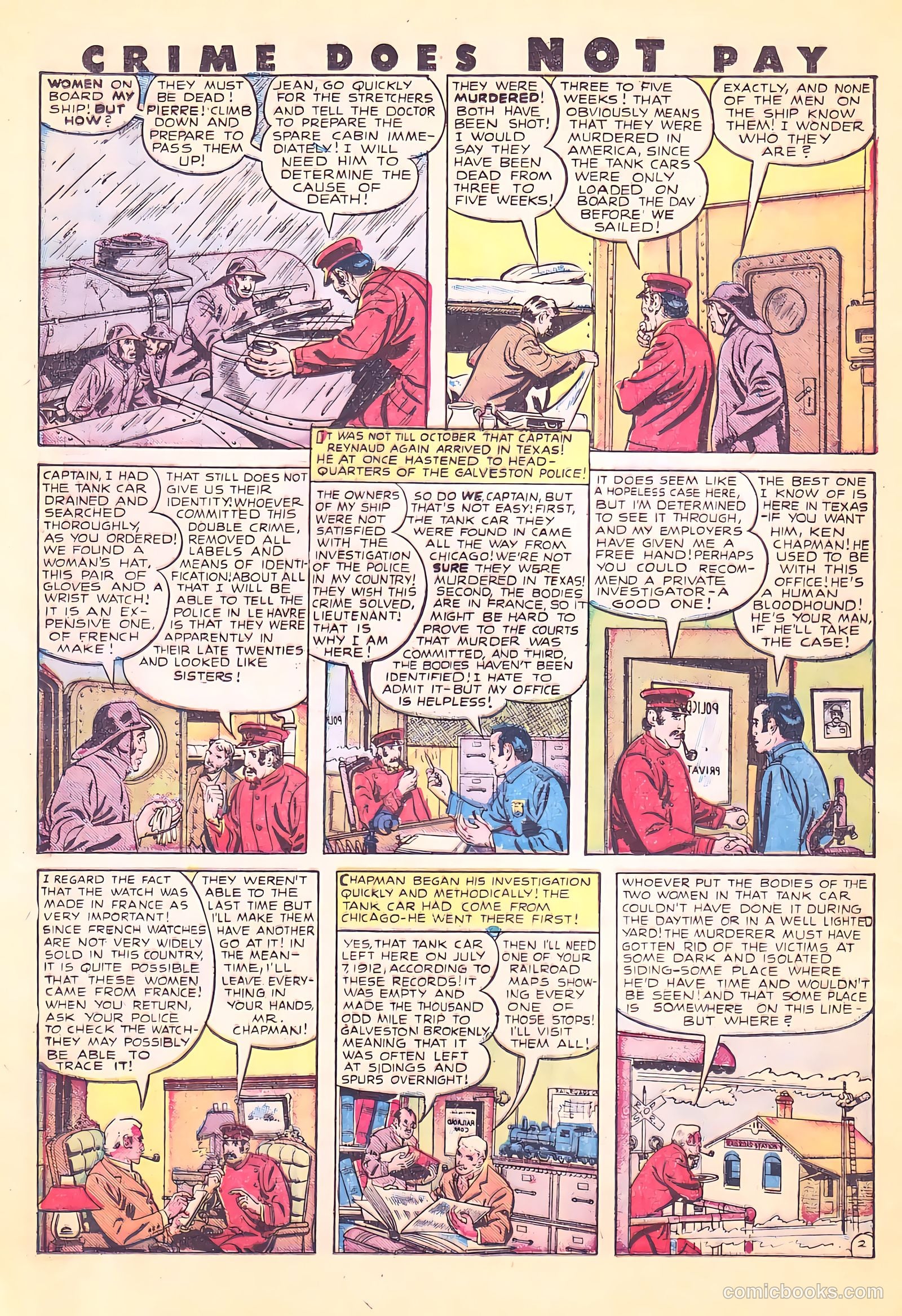 Crime Does Not Pay #70 (1942) — page 16 of 53