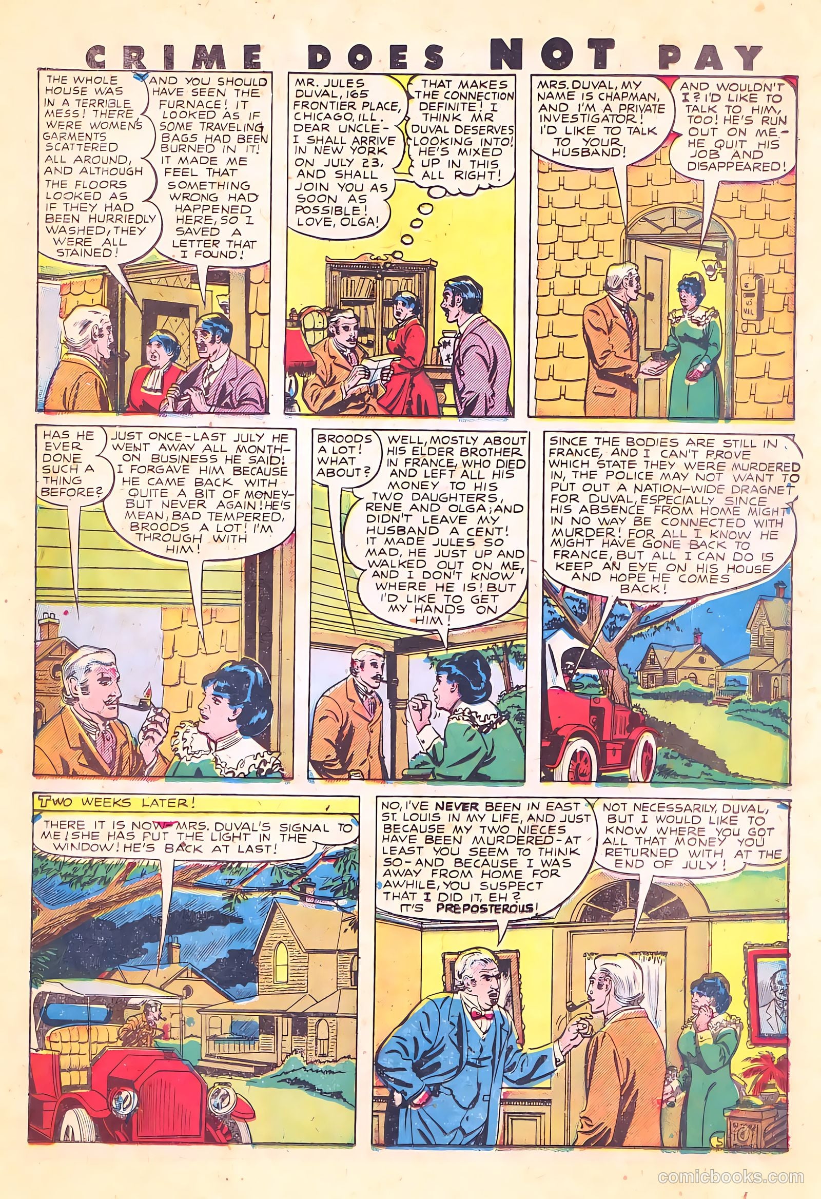 Crime Does Not Pay #70 (1942) — page 19 of 53