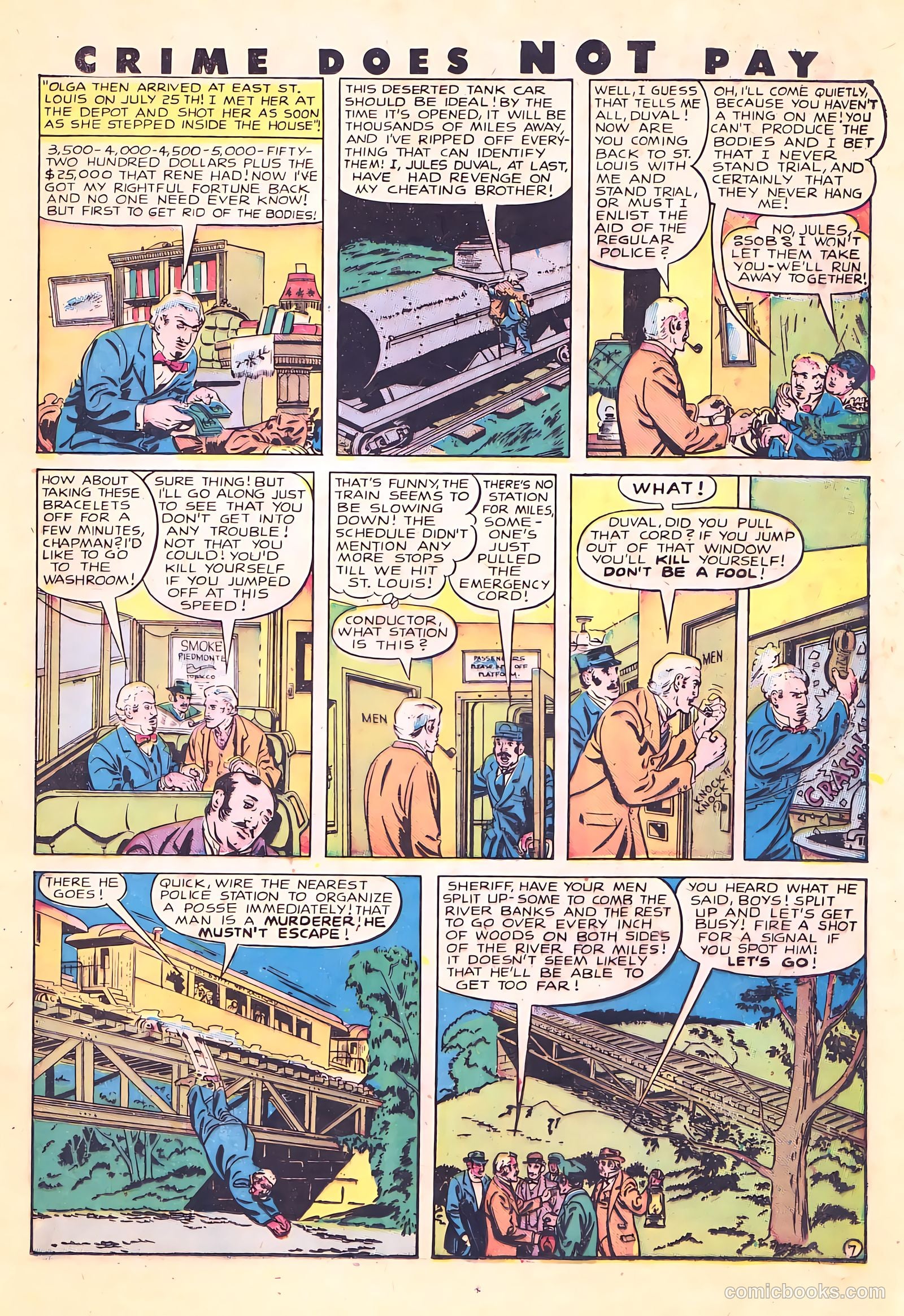 Crime Does Not Pay #70 (1942) — page 21 of 53