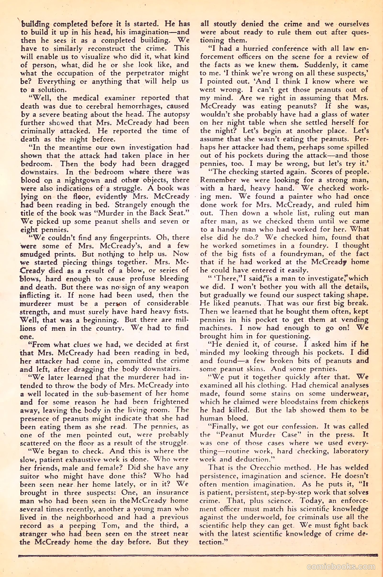Crime Does Not Pay #70 (1942) — page 39 of 53