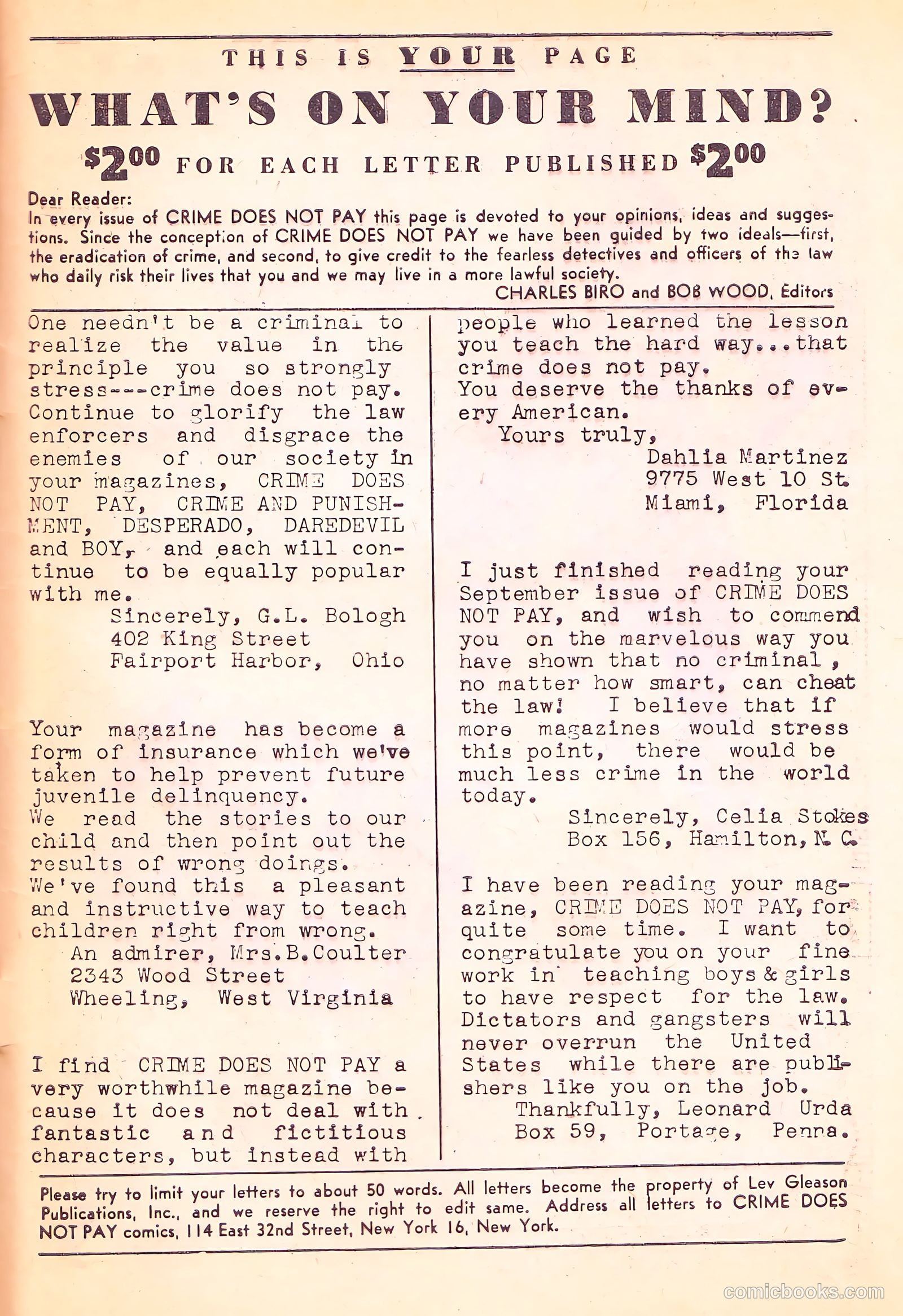 Crime Does Not Pay #70 (1942) — page 50 of 53