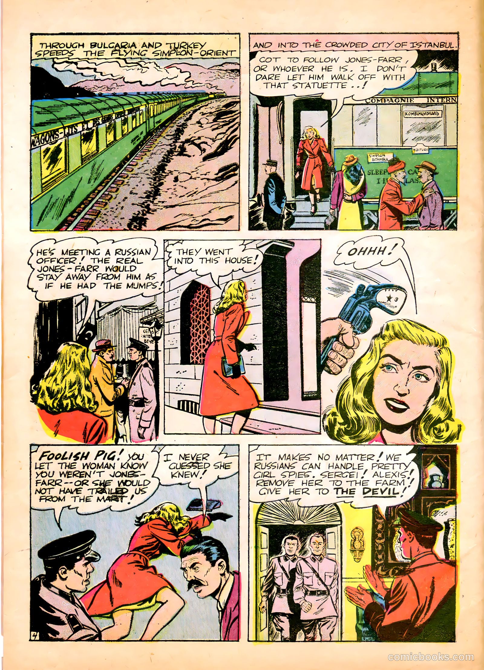 Undercover Girl #6 (1949) — page 6 of 36