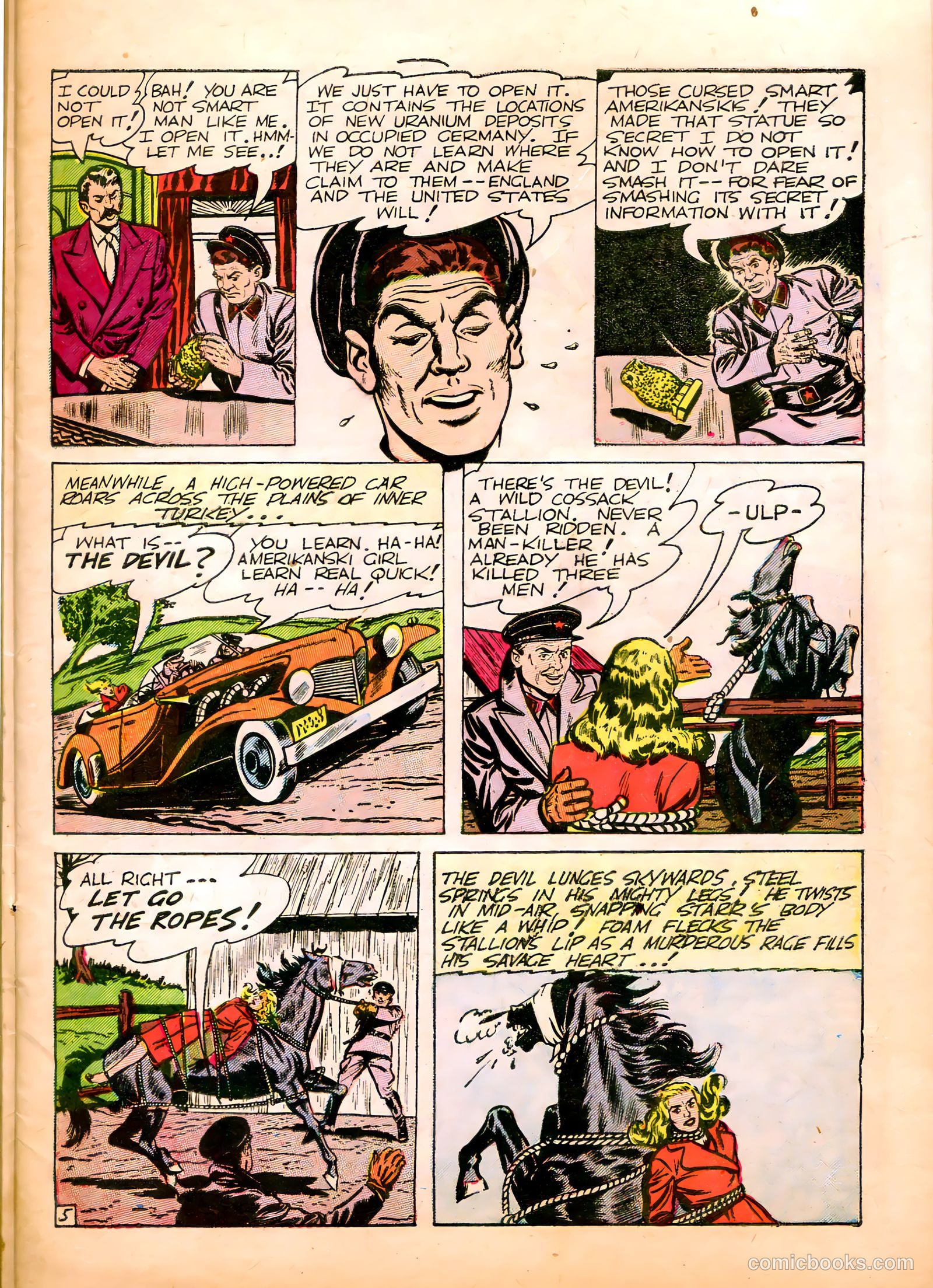 Undercover Girl #6 (1949) — page 7 of 36