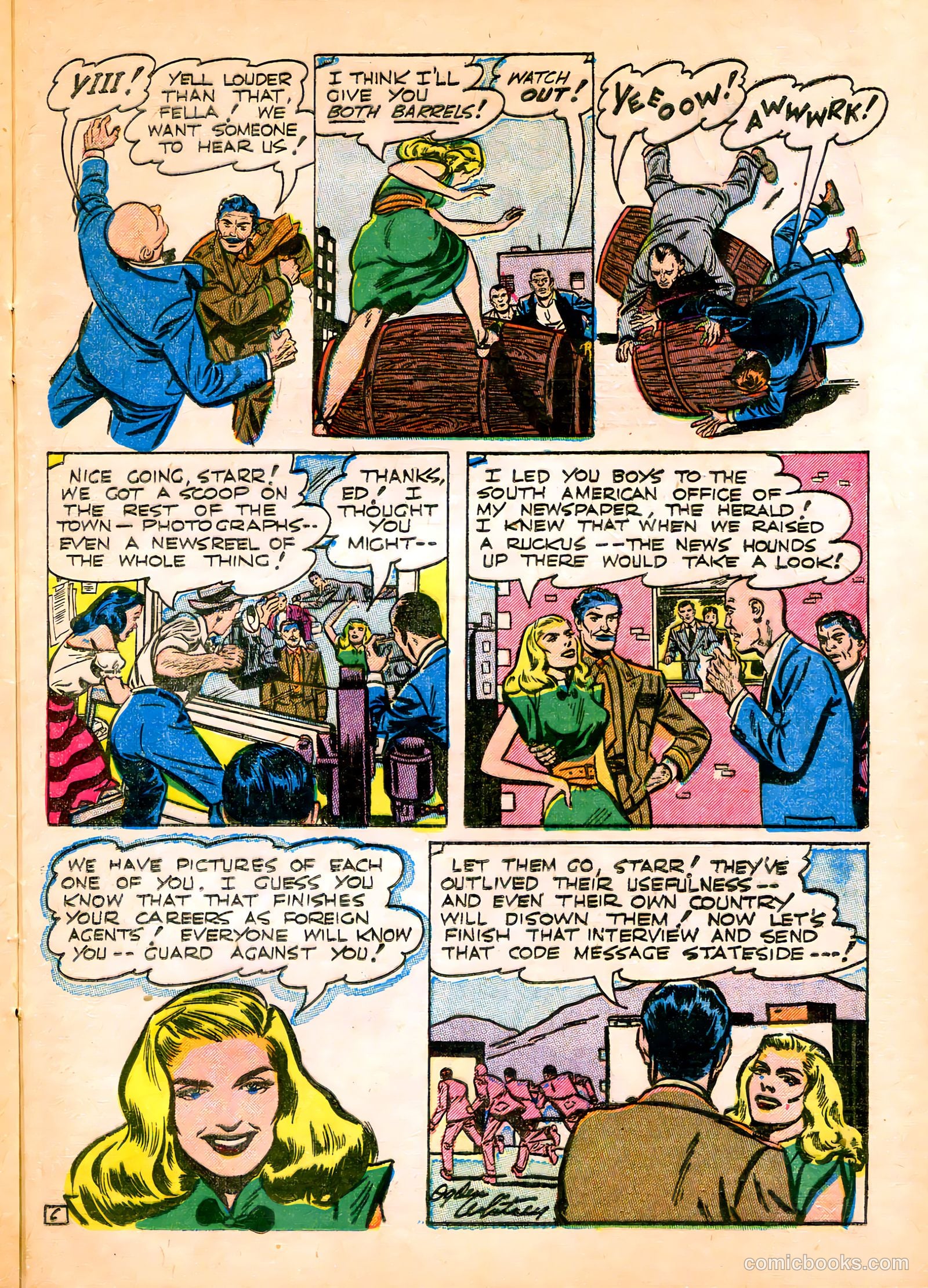 Undercover Girl #6 (1949) — page 24 of 36