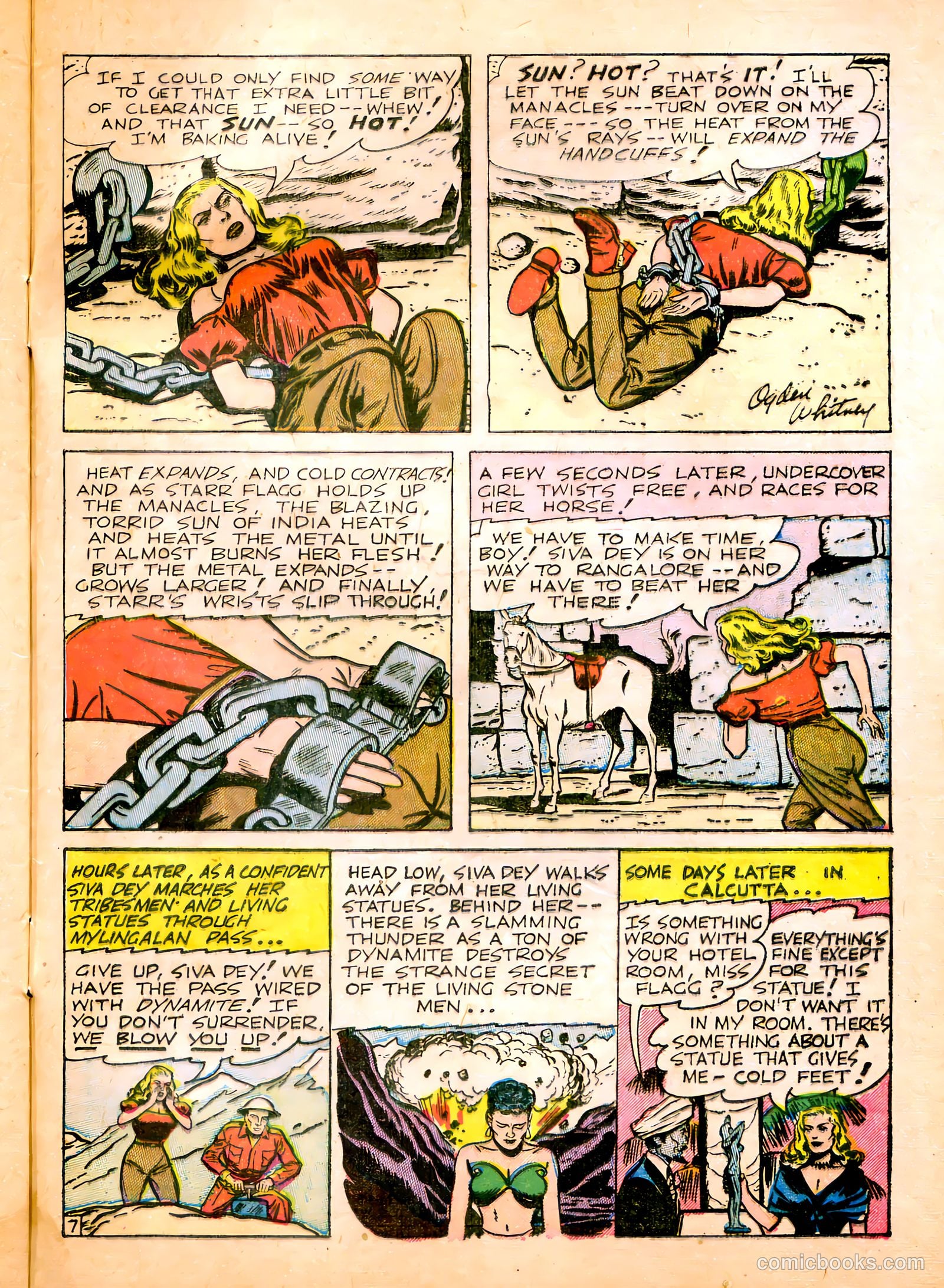 Undercover Girl #6 (1949) — page 32 of 36