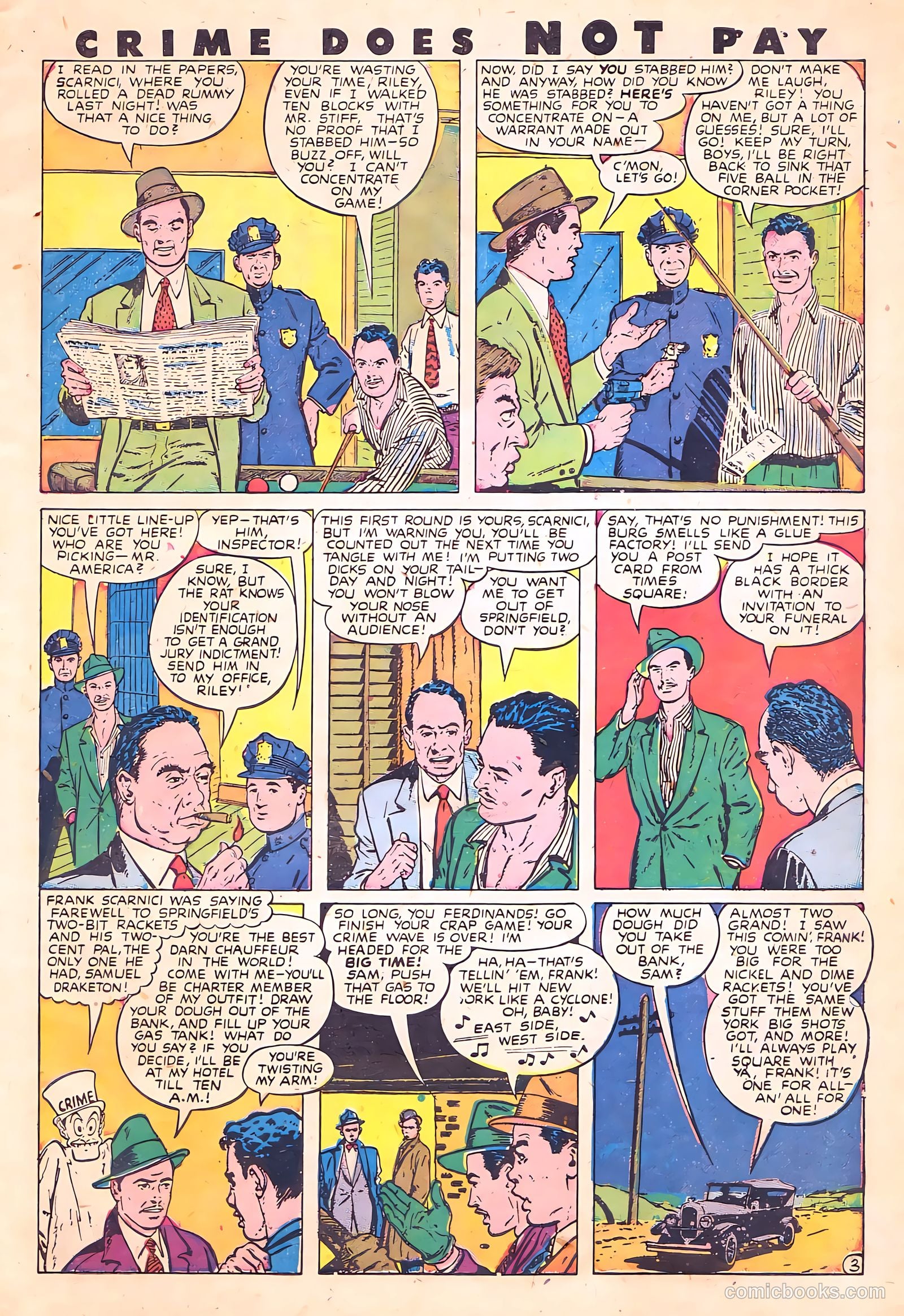 Crime Does Not Pay #62 (1942) — page 7 of 53