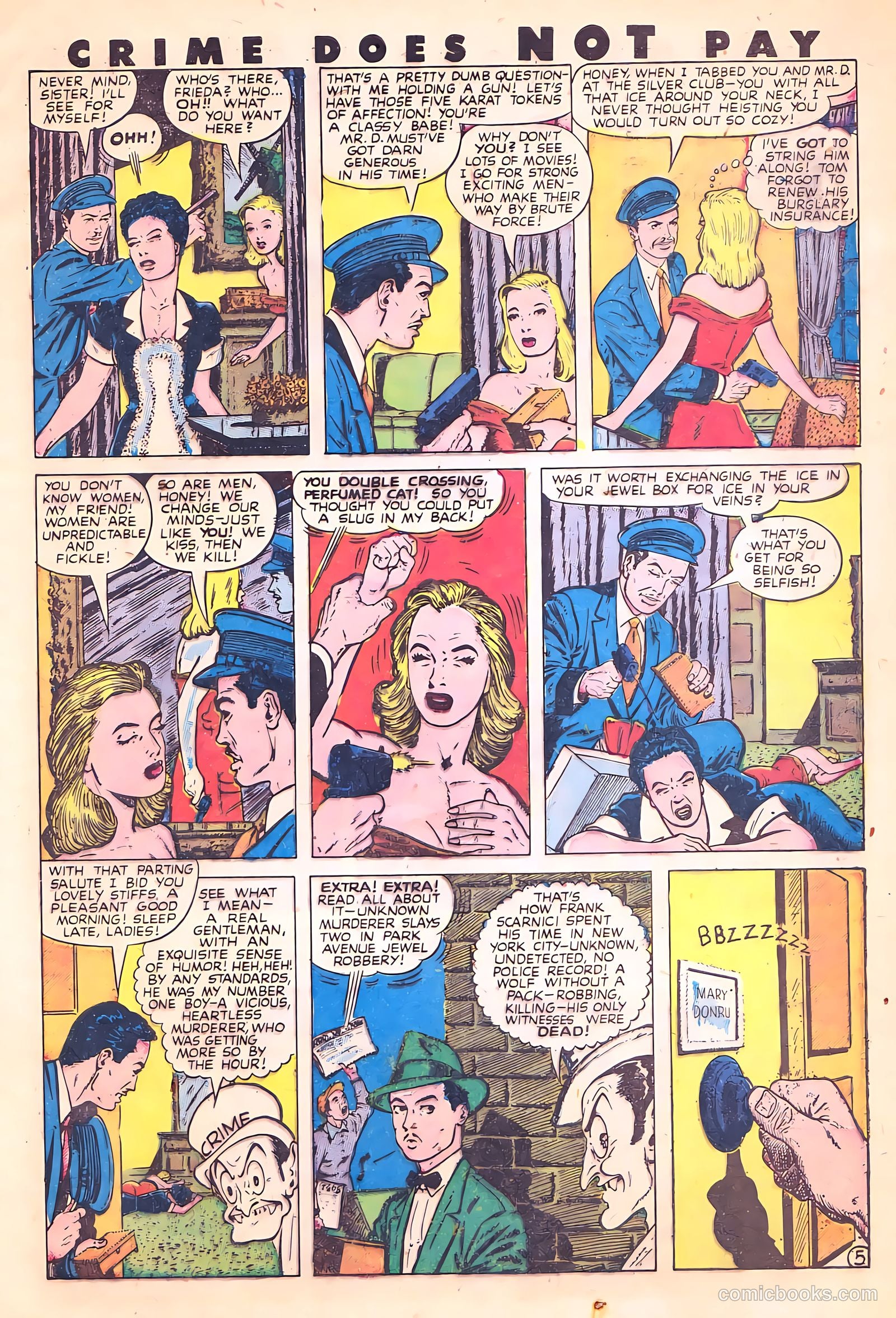 Crime Does Not Pay #62 (1942) — page 9 of 53