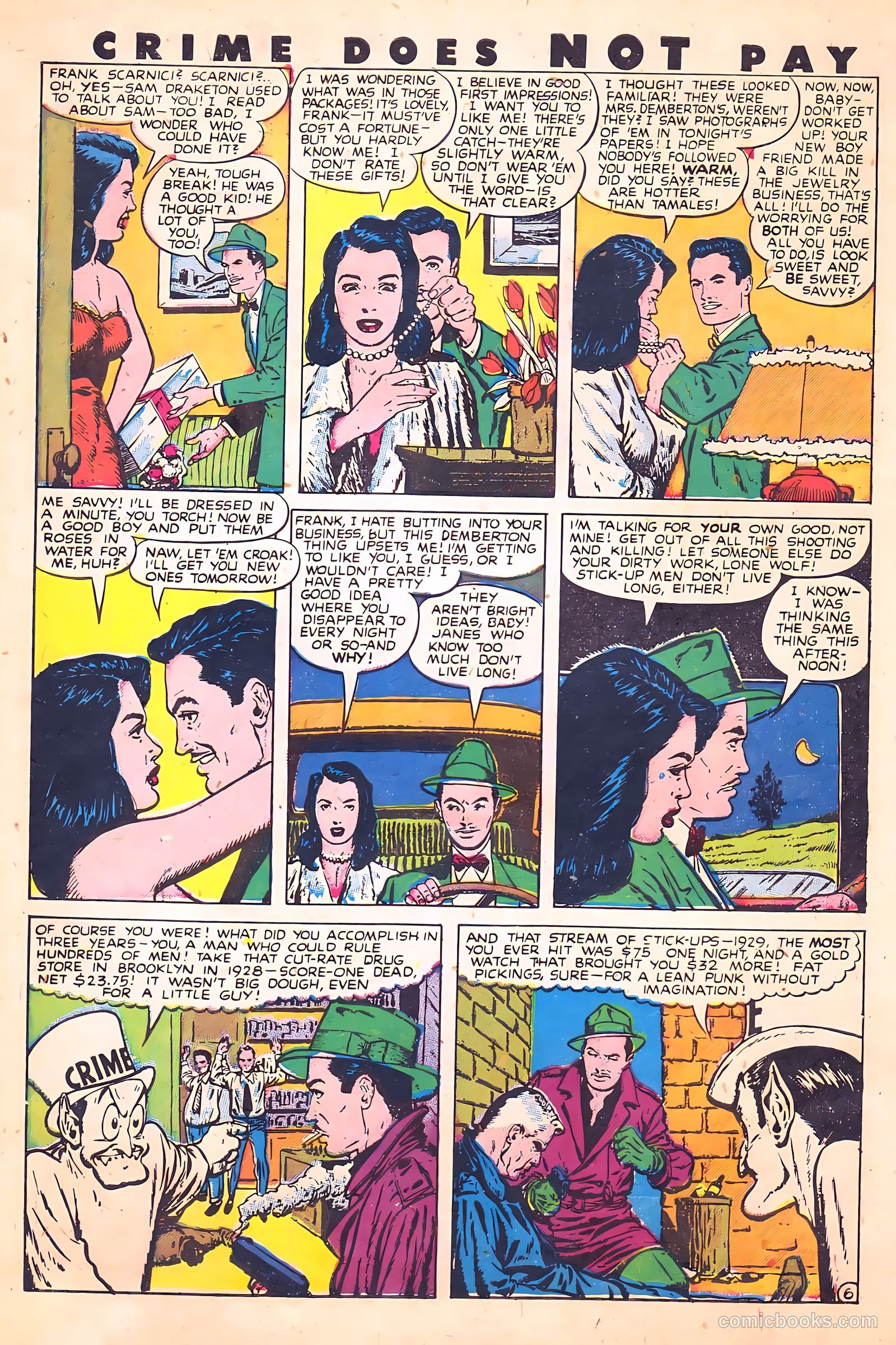 Crime Does Not Pay #62 (1942) — page 10 of 53