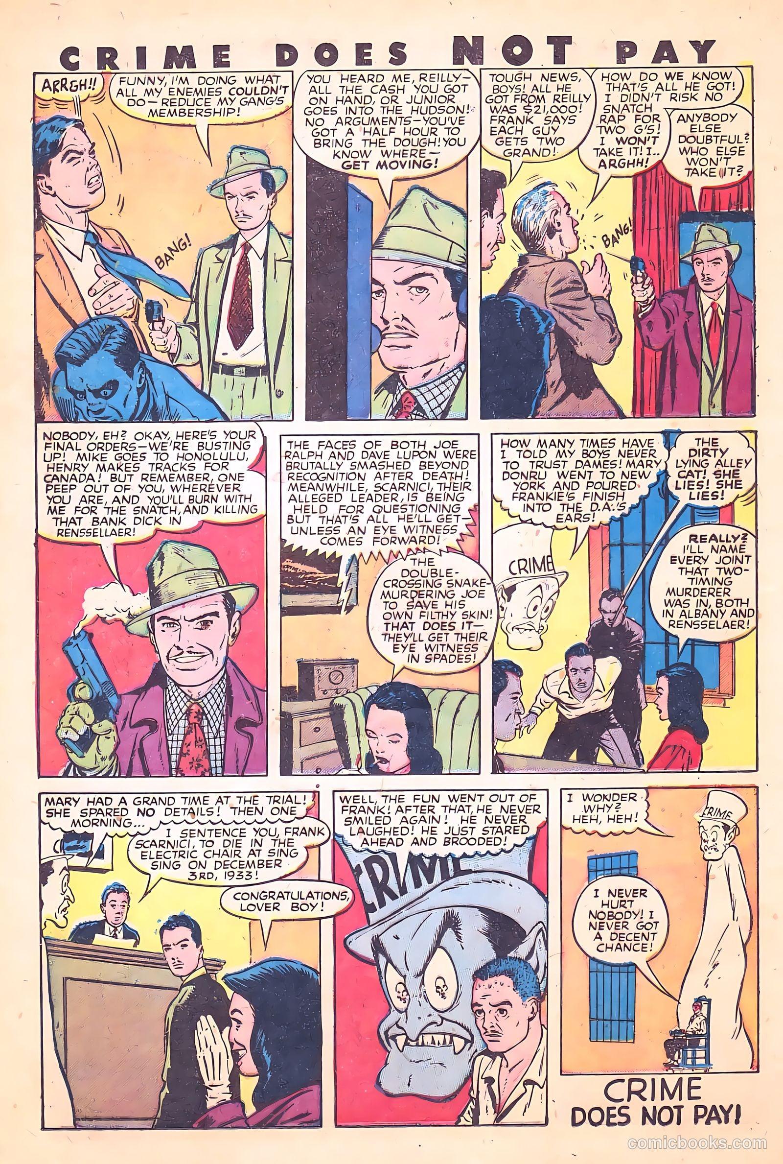 Crime Does Not Pay #62 (1942) — page 16 of 53
