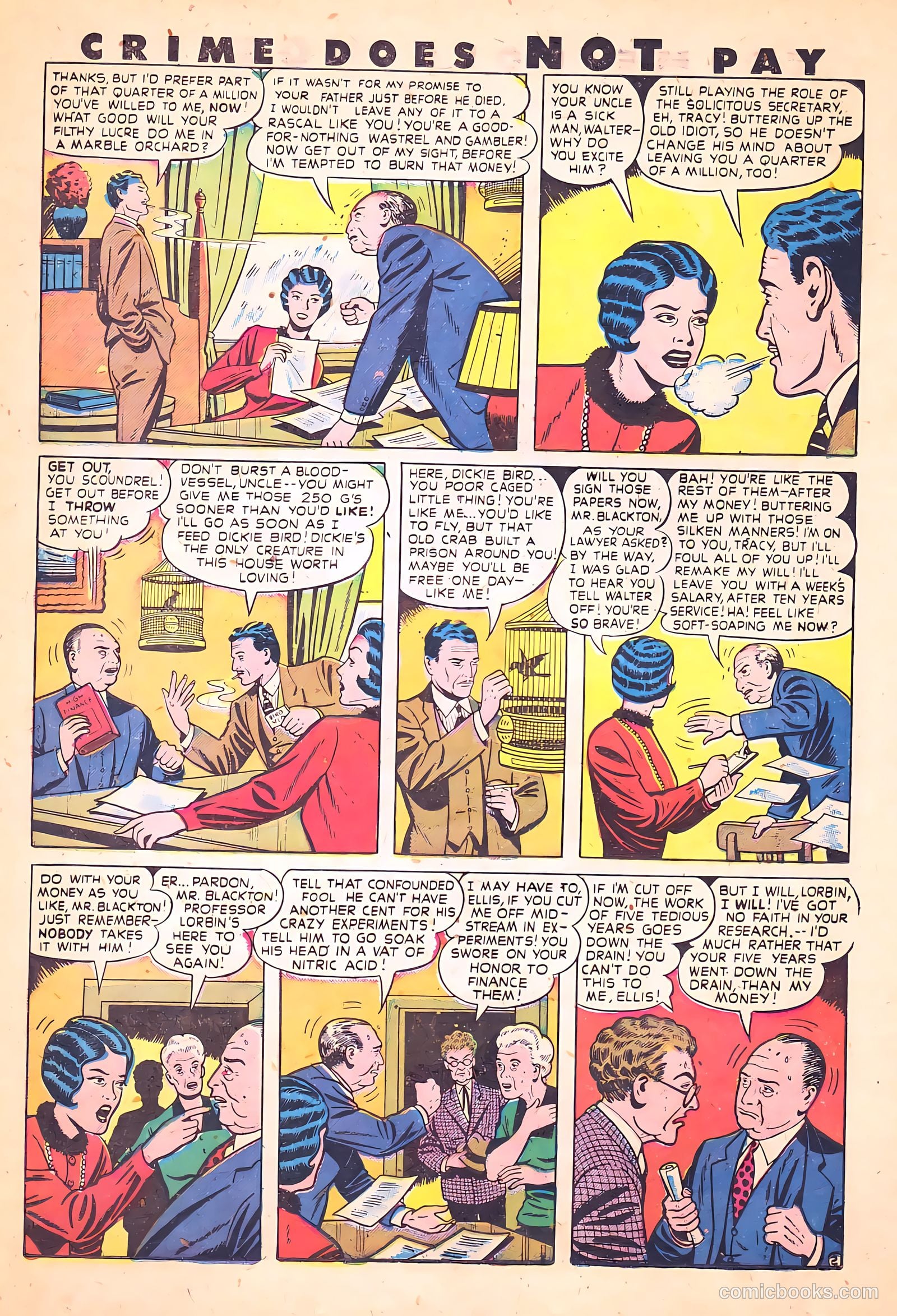 Crime Does Not Pay #62 (1942) — page 34 of 53