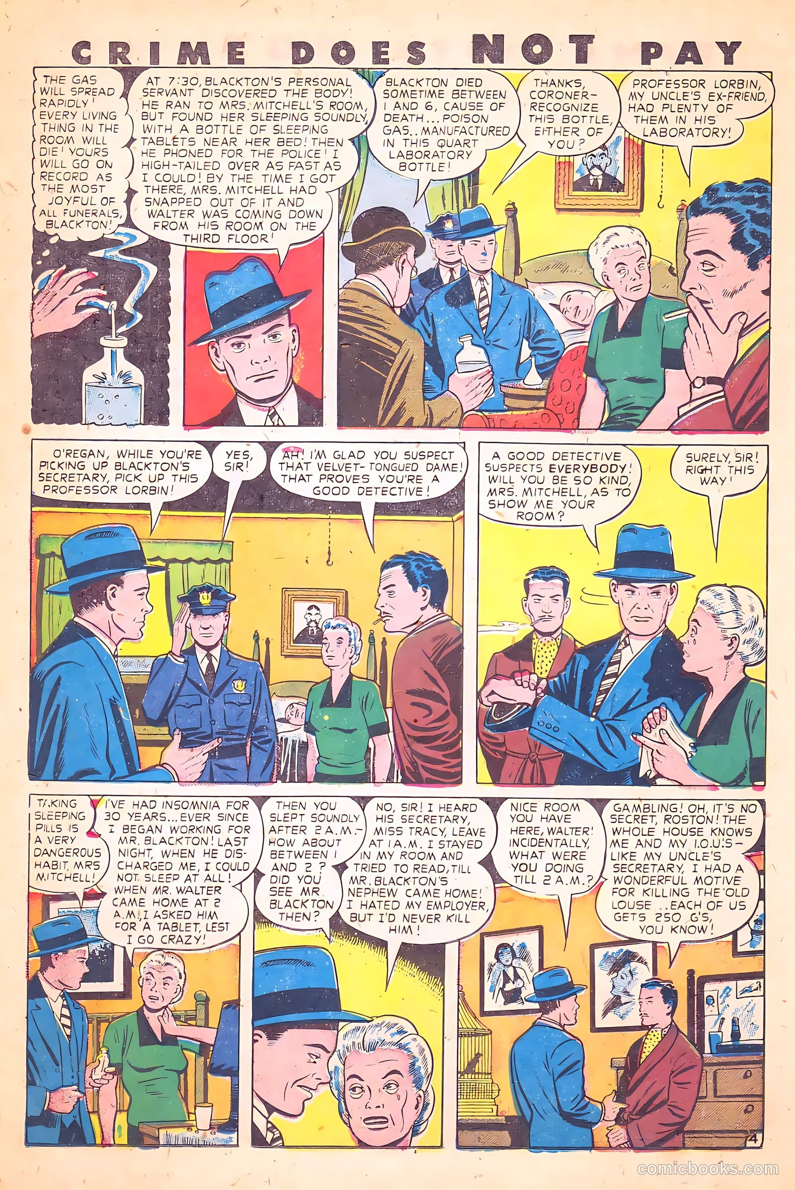 Crime Does Not Pay #62 (1942) — page 36 of 53