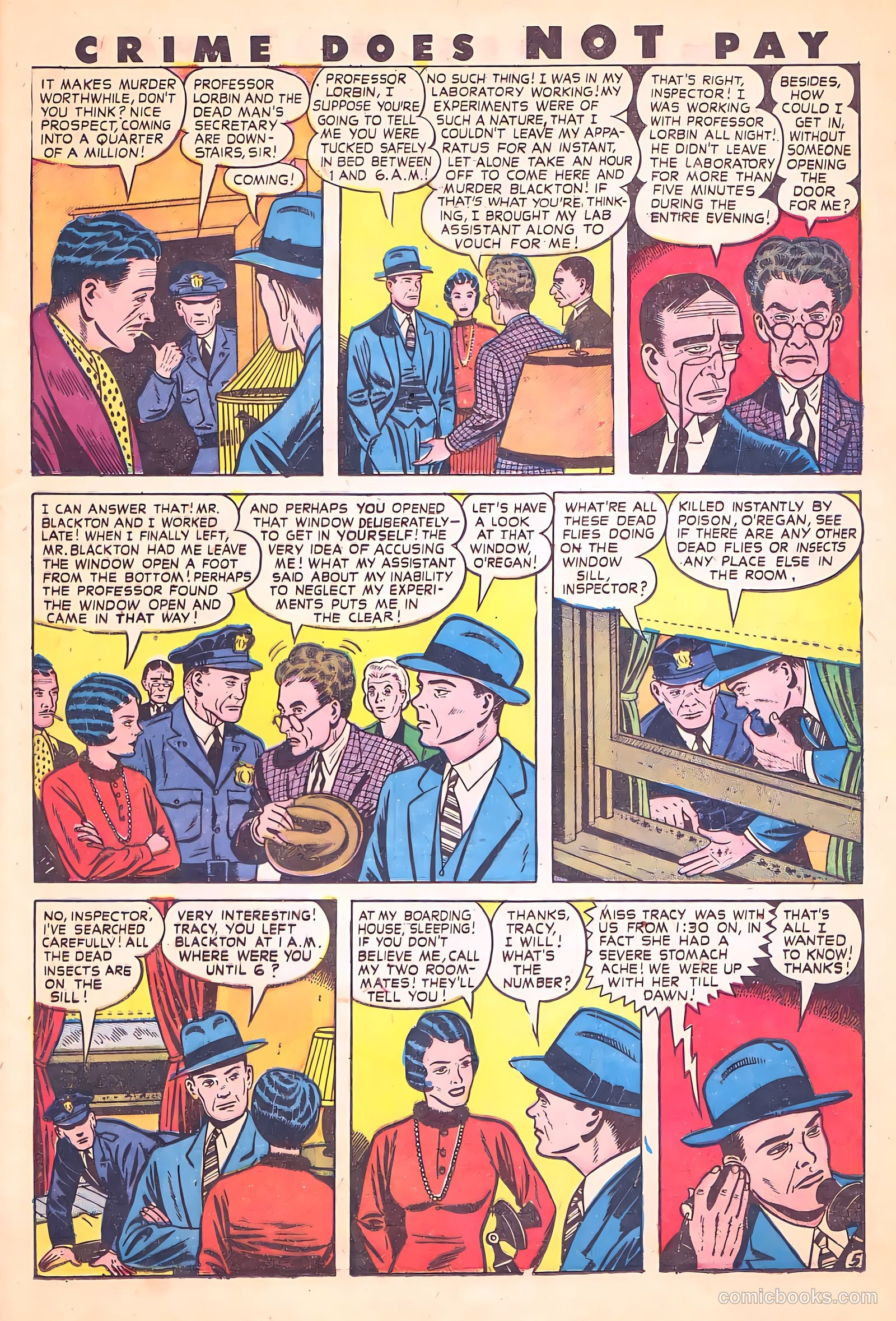 Crime Does Not Pay #62 (1942) — page 37 of 53