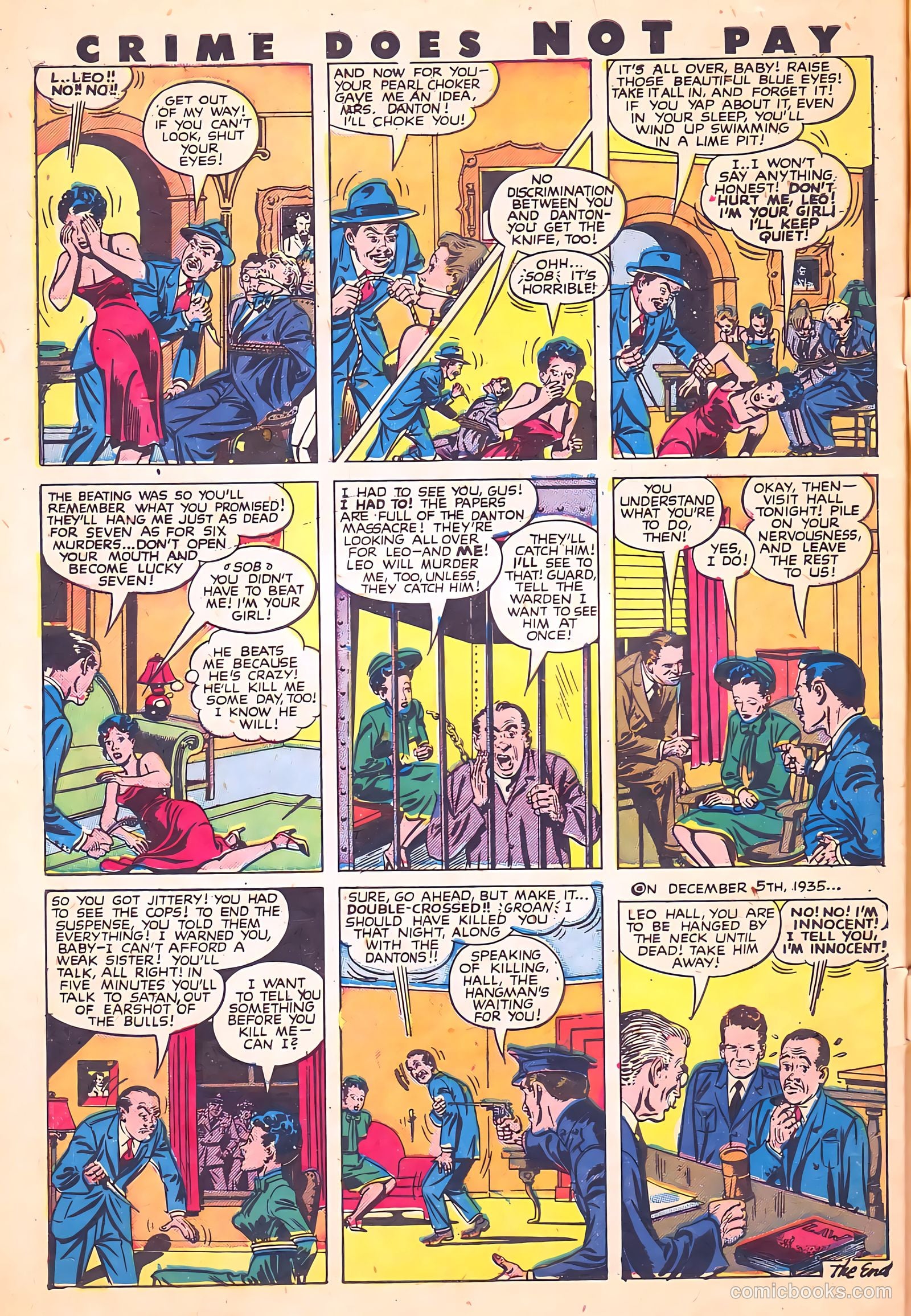 Crime Does Not Pay #62 (1942) — page 49 of 53
