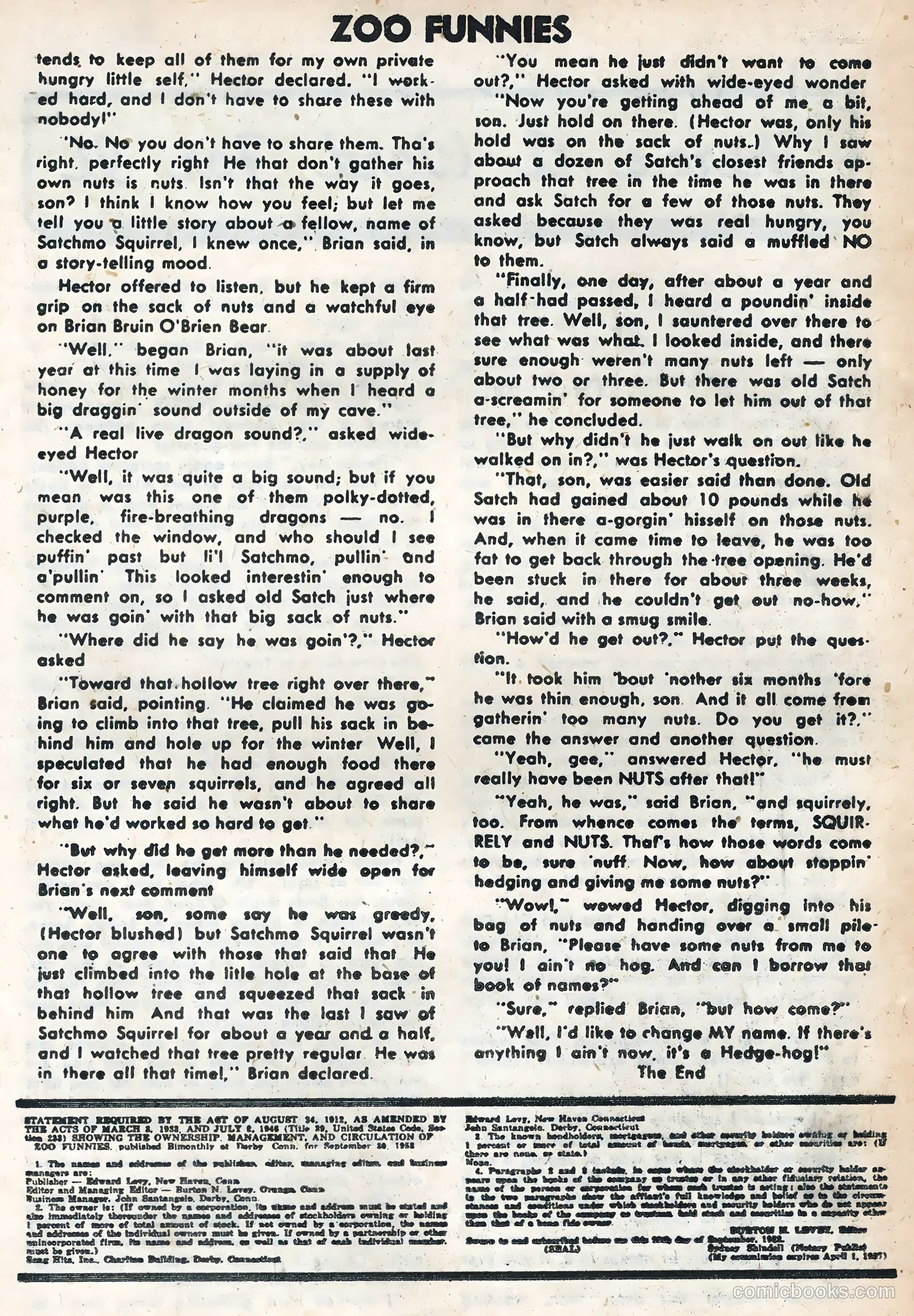 Zoo Funnies v2 #5 — page 18 of 36