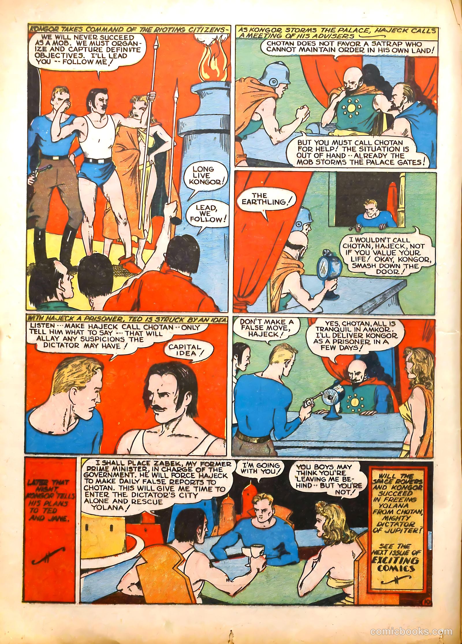 Exciting Comics #7 (1940) — page 20 of 68
