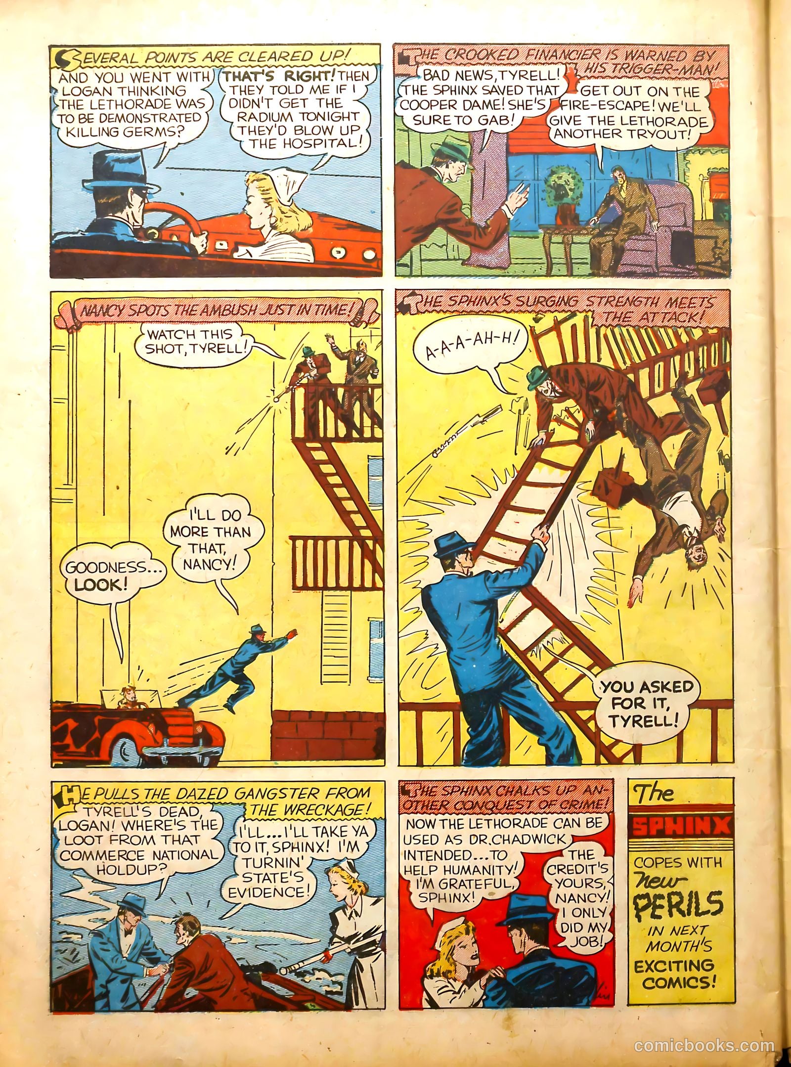 Exciting Comics #7 (1940) — page 56 of 68