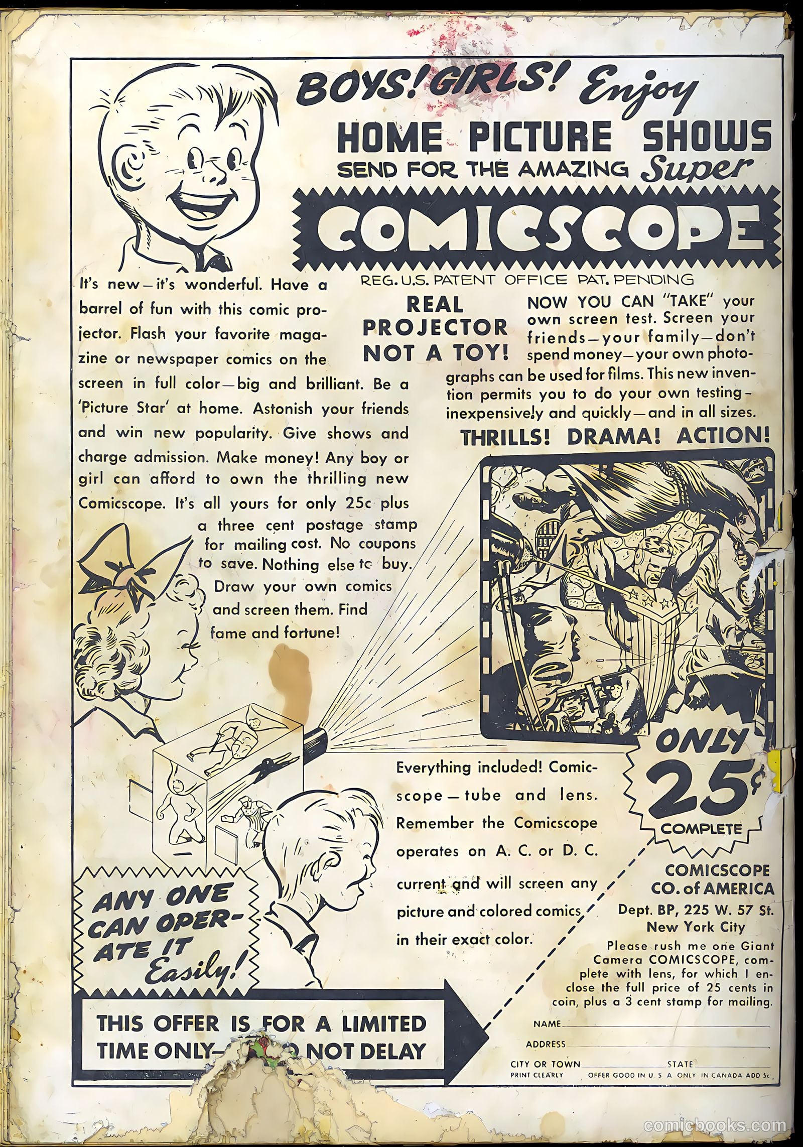 Exciting Comics #7 (1940) — page 68 of 68