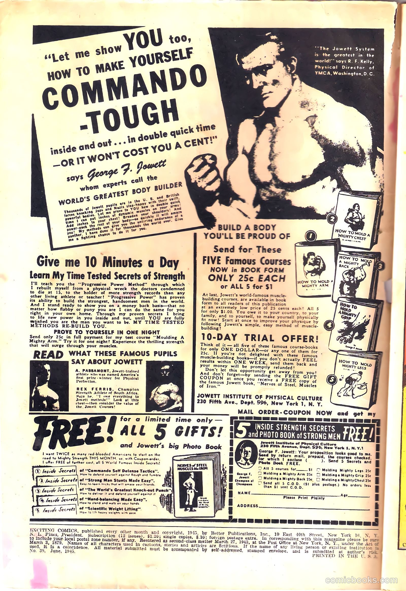 Exciting Comics #39 (1940) — page 2 of 52