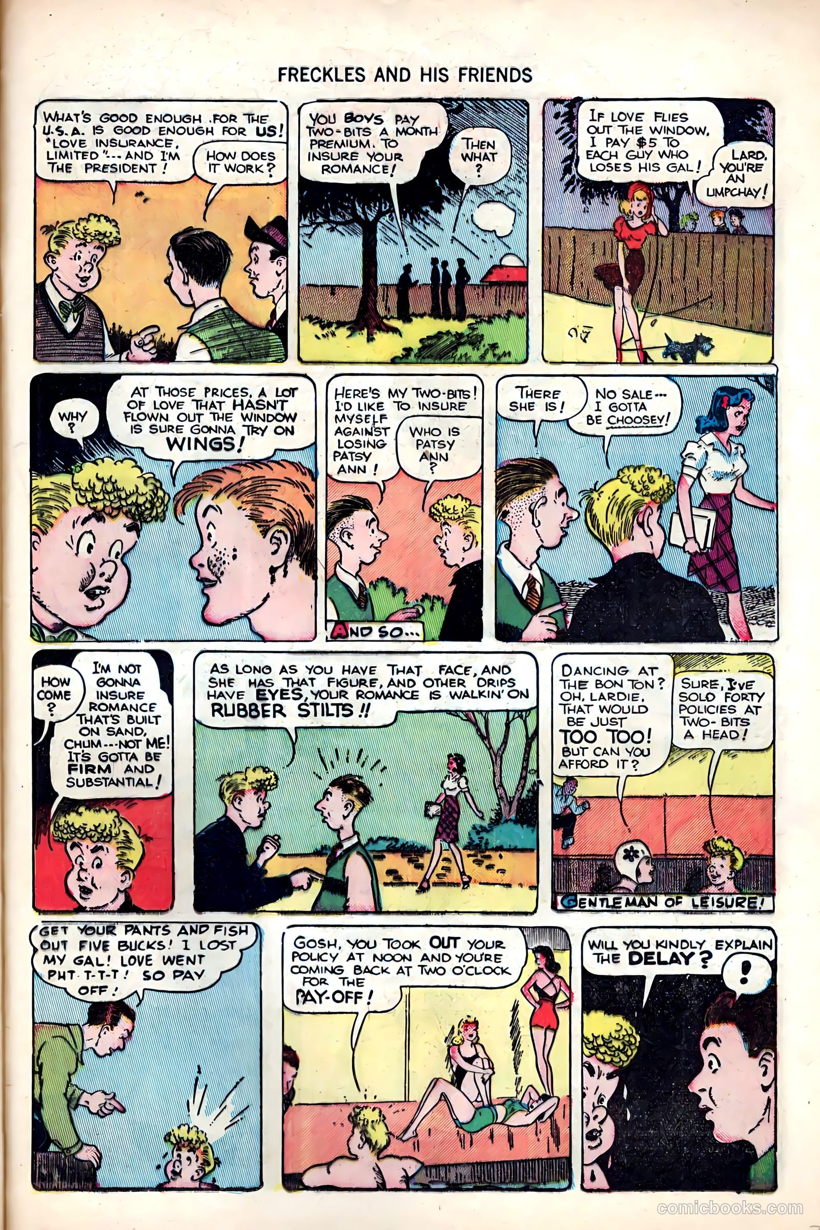 Freckles and His Friends #9 (1949) — page 35 of 52
