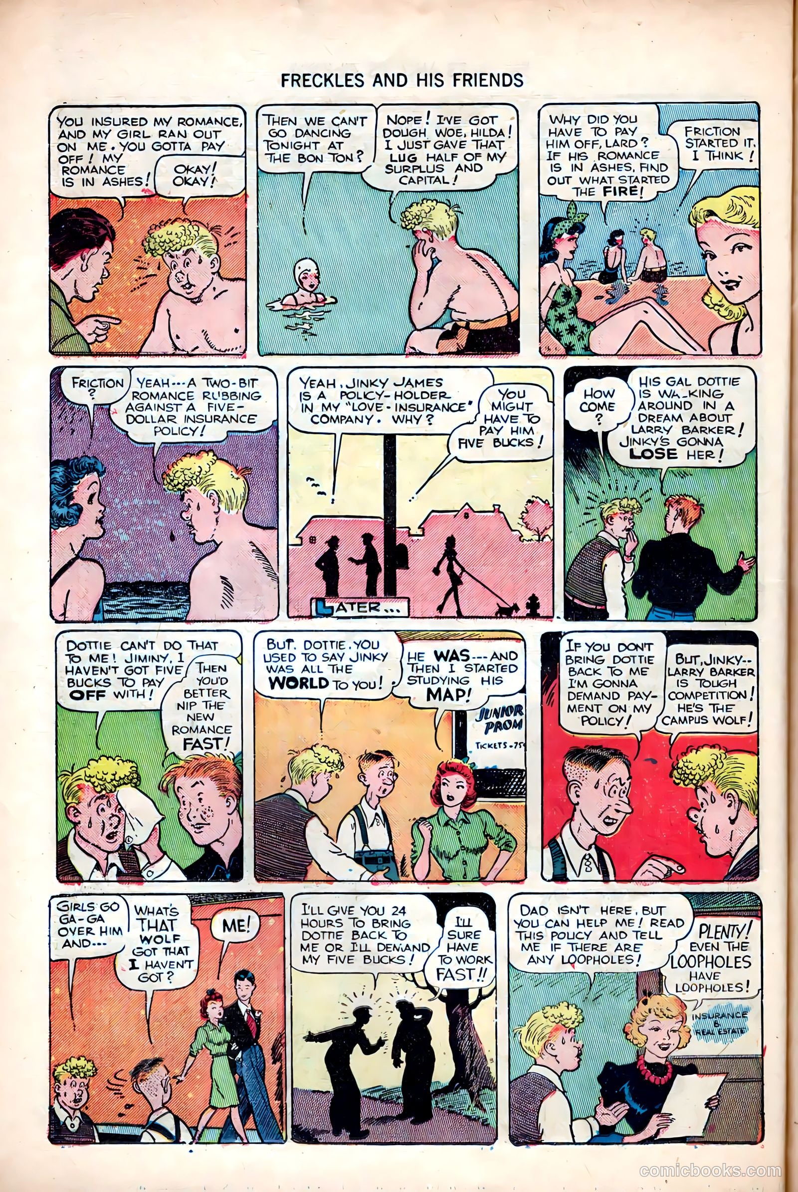 Freckles and His Friends #9 (1949) — page 36 of 52