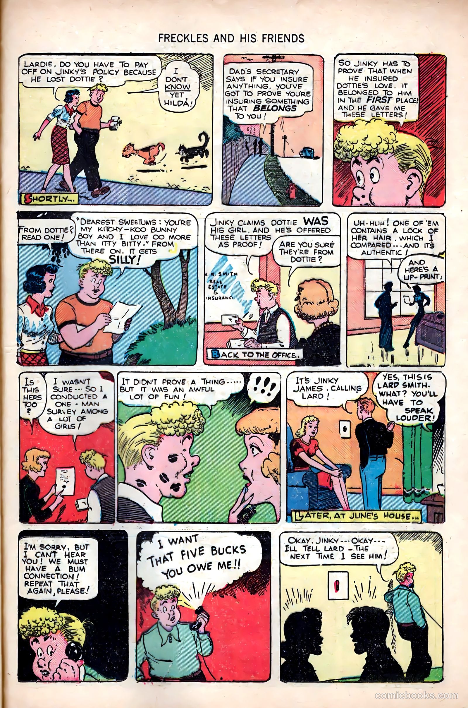 Freckles and His Friends #9 (1949) — page 37 of 52