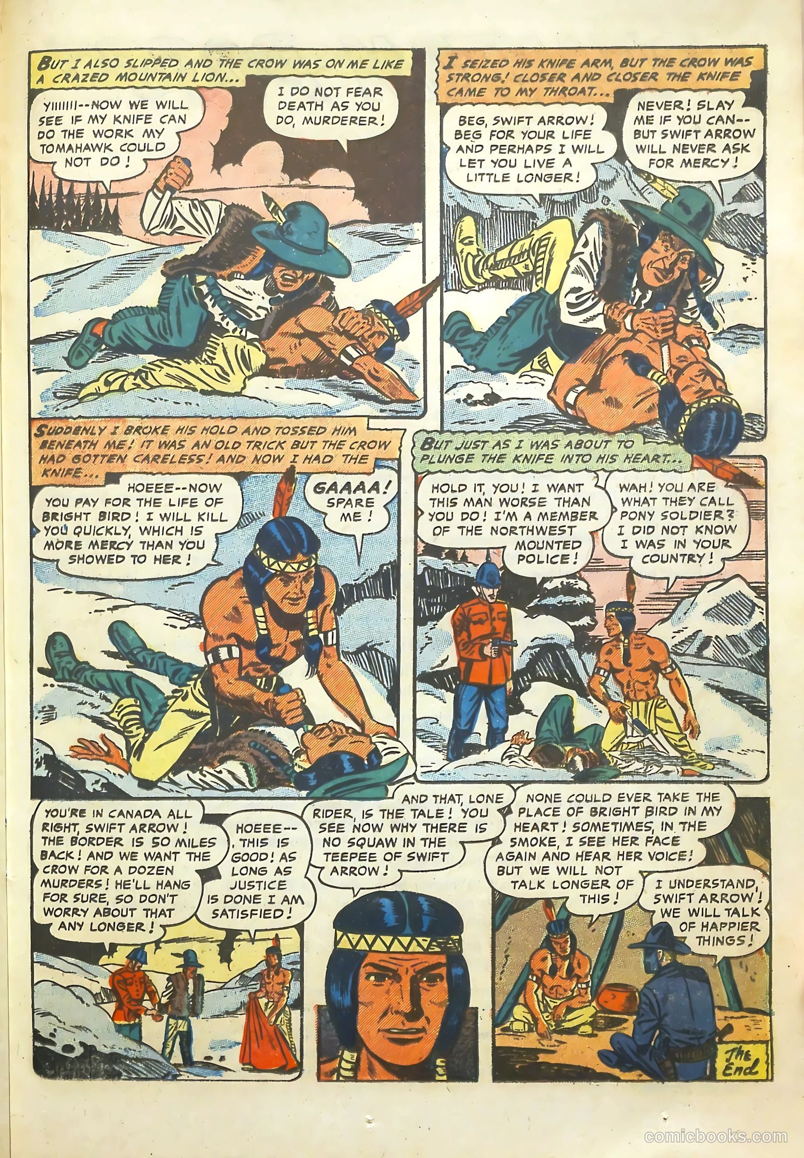 Swift Arrow #4 (1957) — page 25 of 36