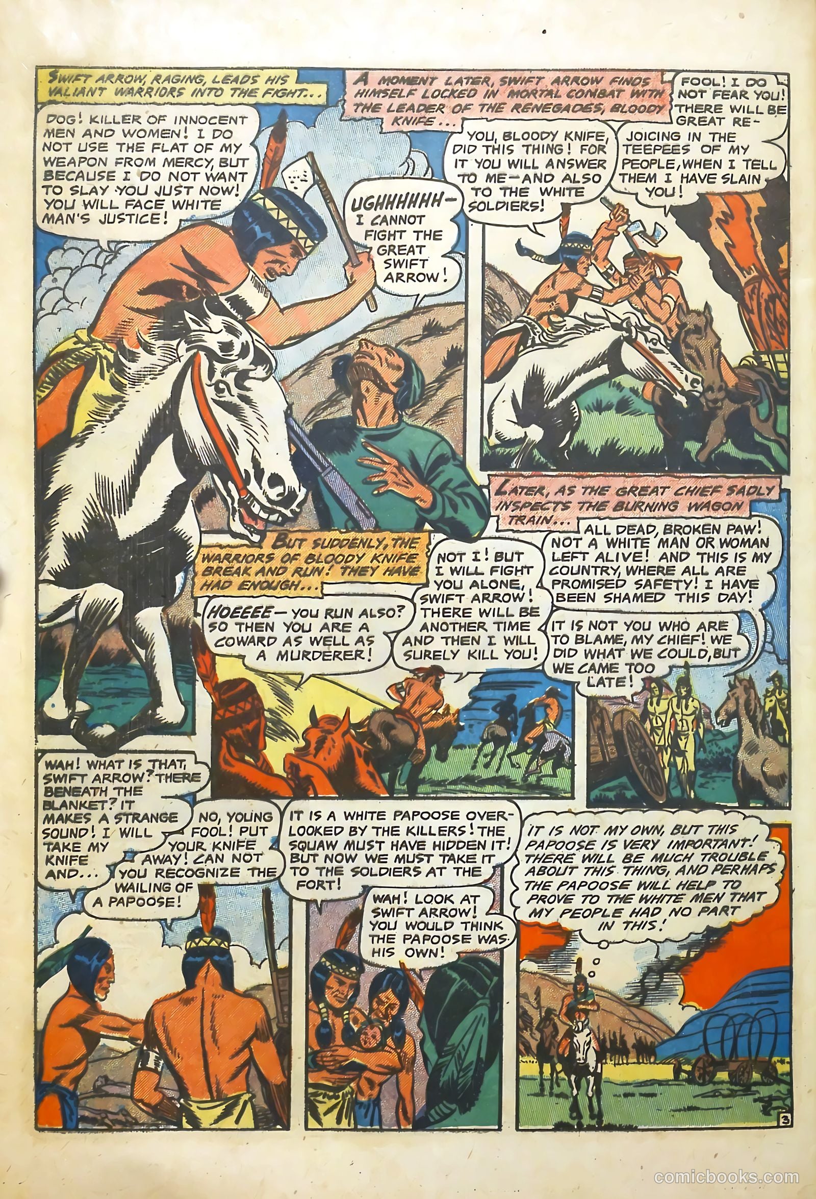 Swift Arrow #4 (1957) — page 30 of 36