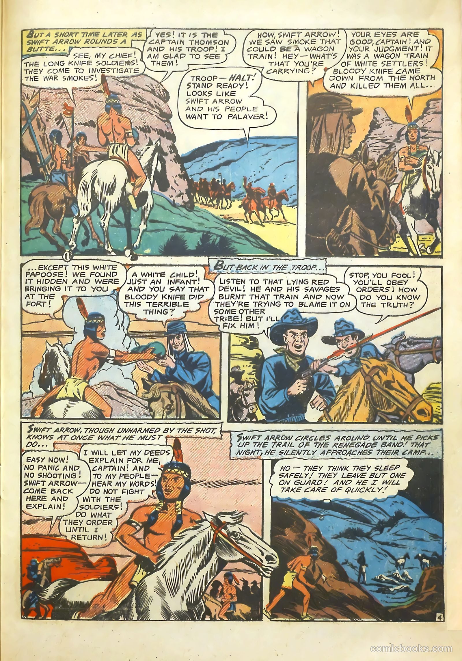 Swift Arrow #4 (1957) — page 31 of 36