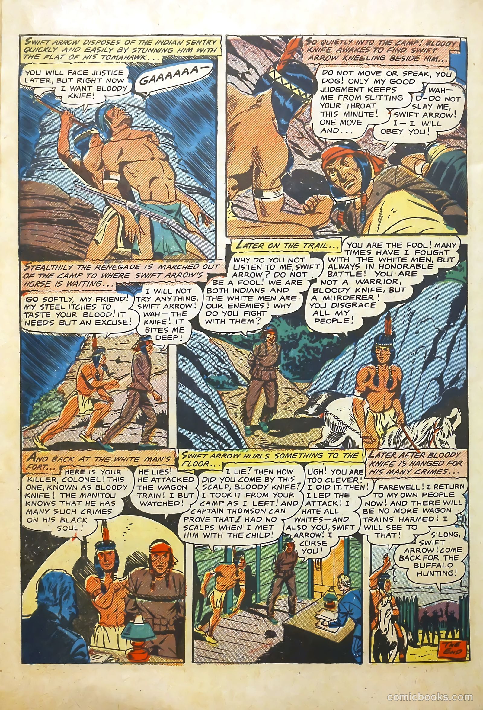 Swift Arrow #4 (1957) — page 32 of 36