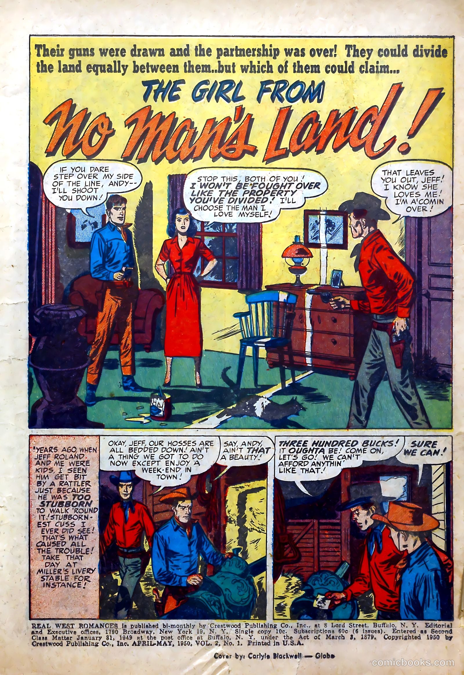 Real West Romances v2 #1 — page 3 of 52